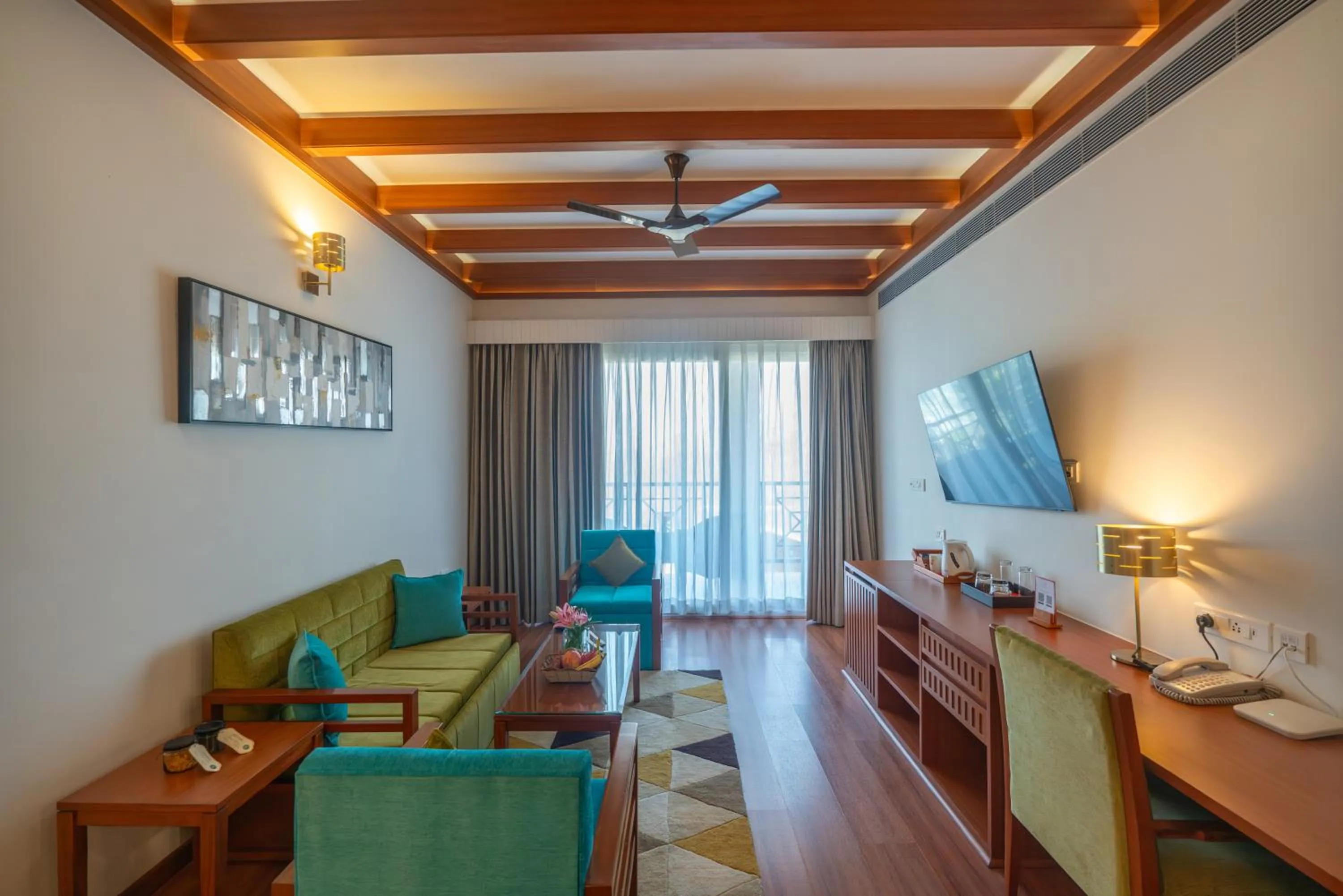 Living room in Welcomhotel By ITC Hotels, Jim Corbett