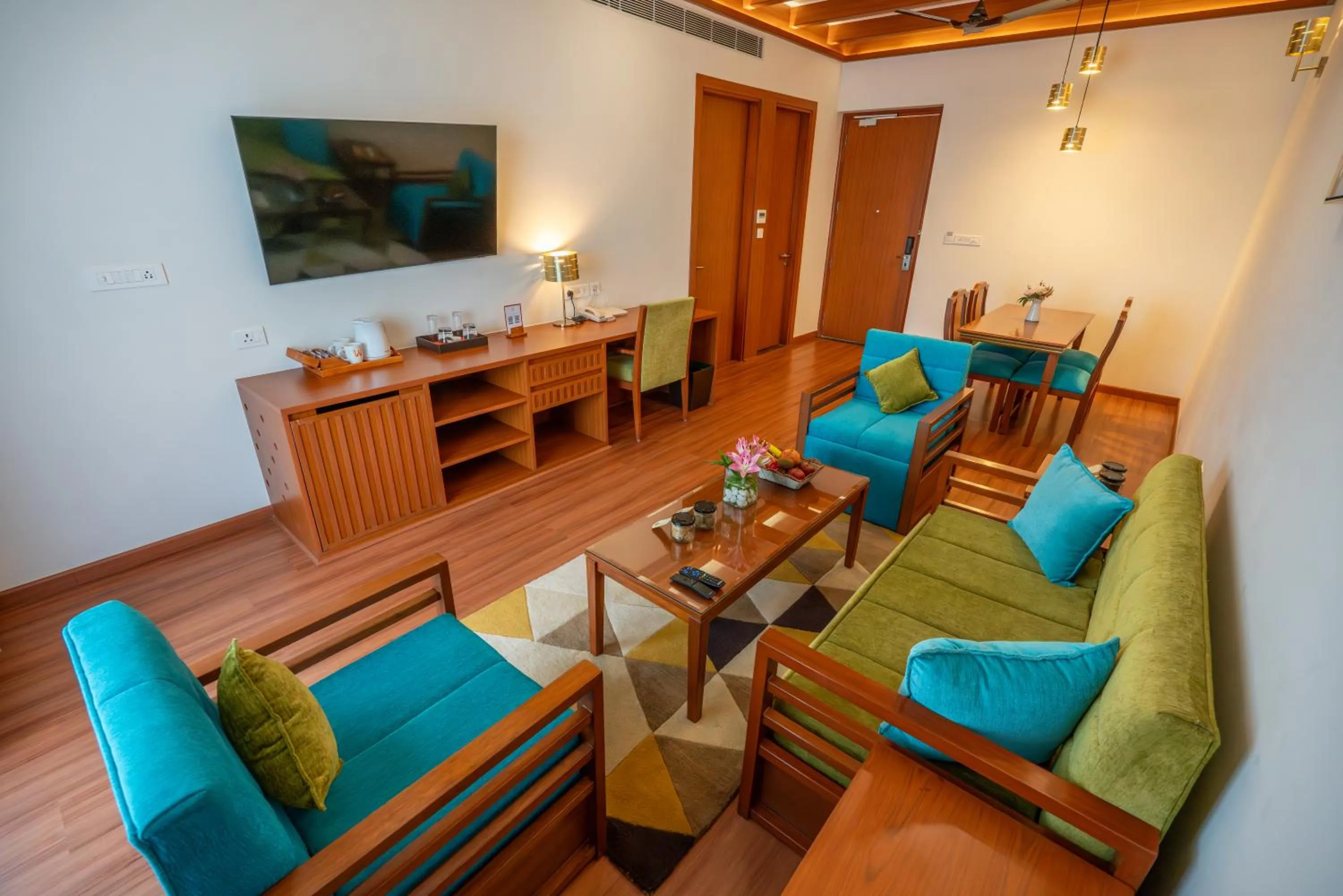 Living room in Welcomhotel By ITC Hotels, Jim Corbett