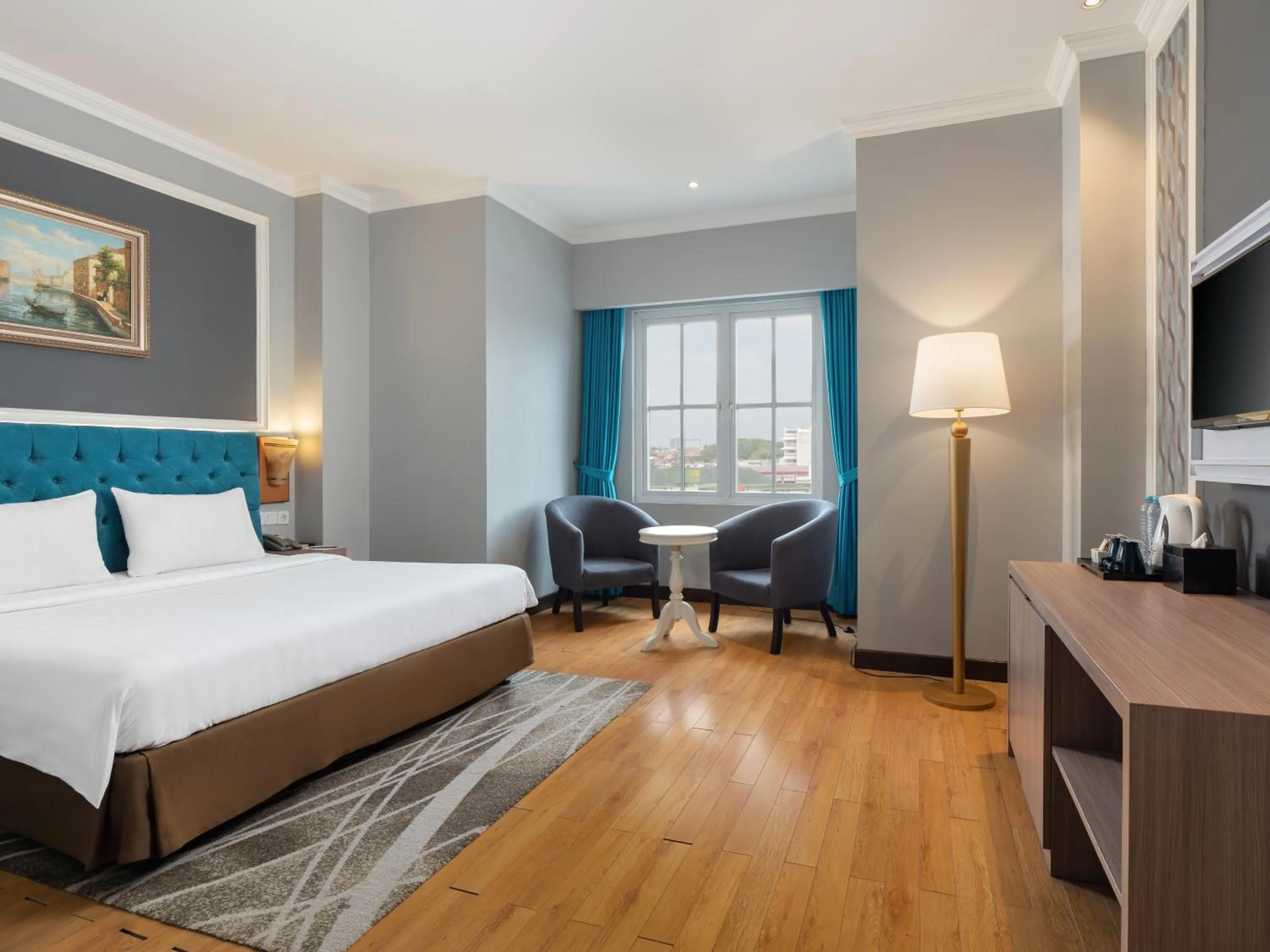 Bed in Luminor Hotel Palembang by WH Free Massage 10 Minutes