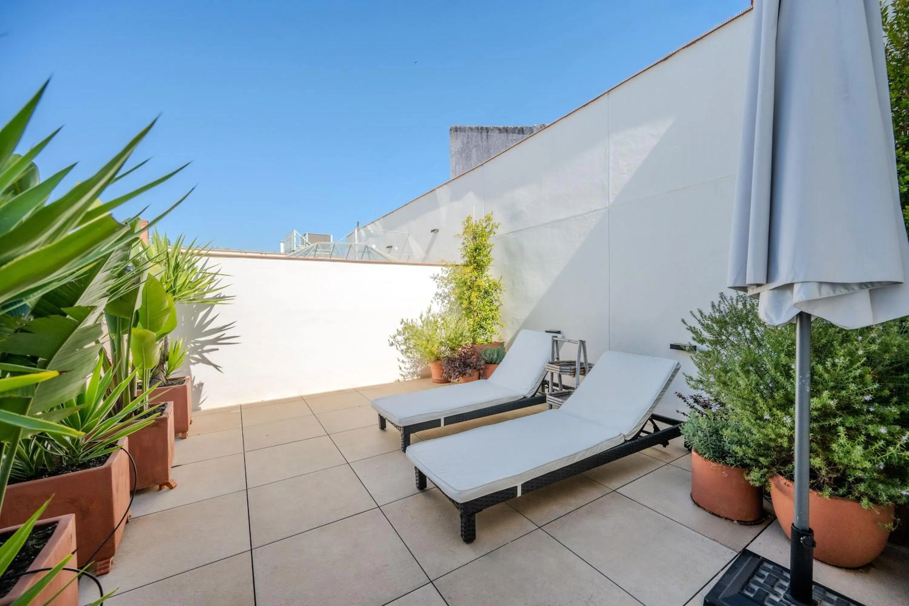 Solarium in Casa Romana Hotel Boutique