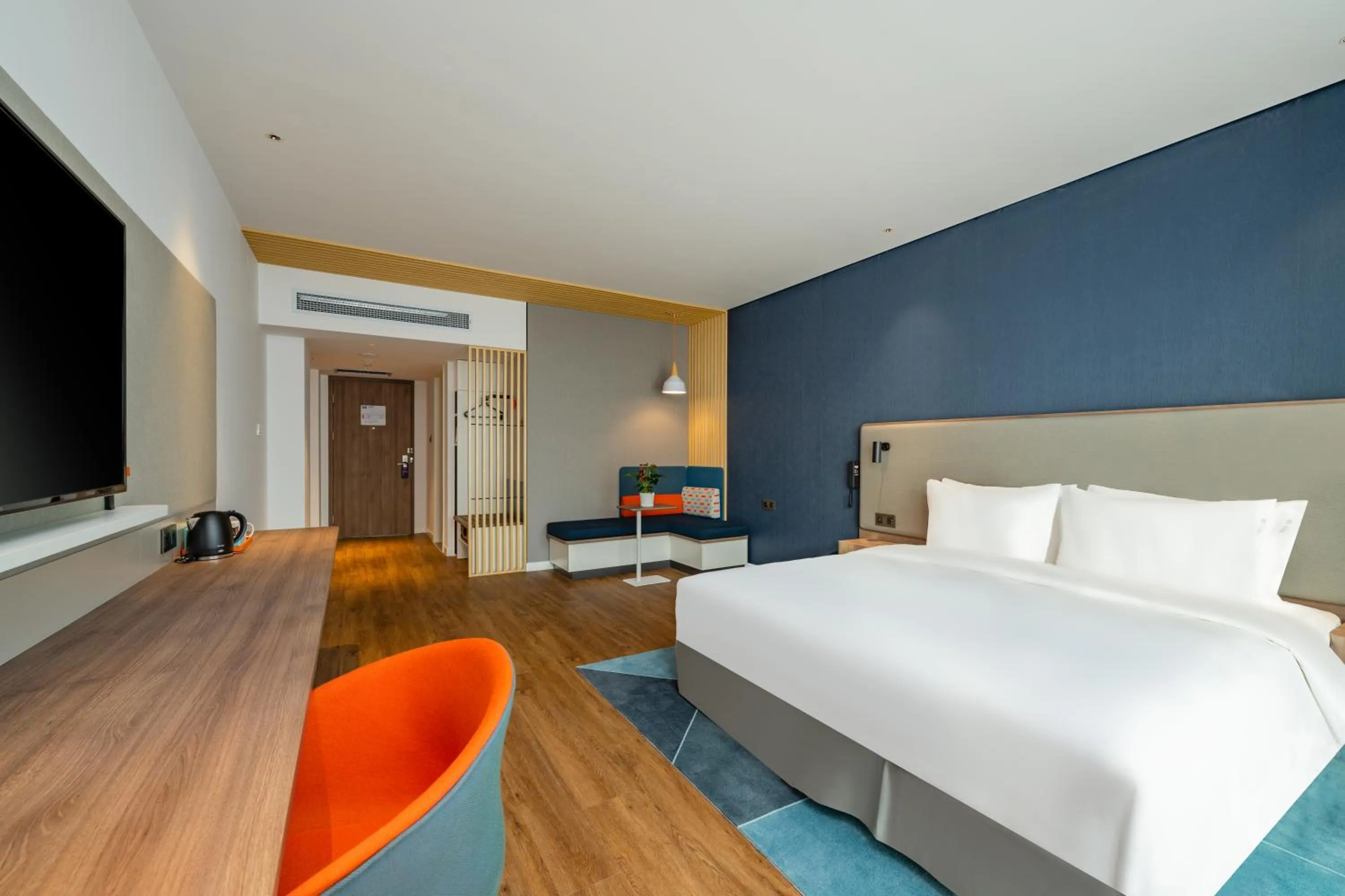 Photo of the whole room, Bed in Holiday Inn Express Xi'an Tuanjie South Road