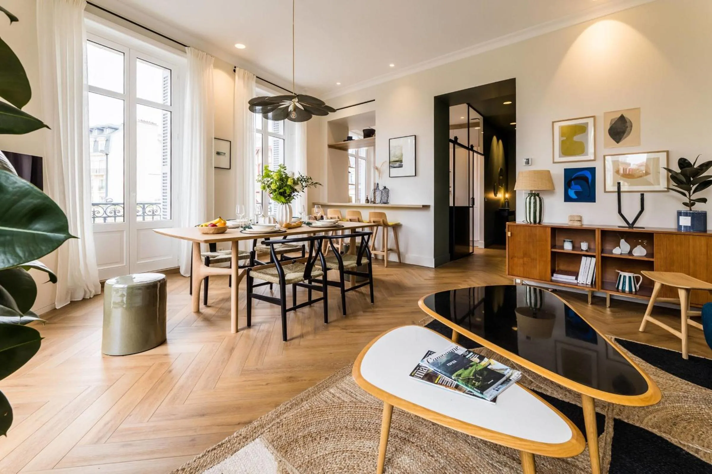 HYGGE KEYWEEK Apt 2 bedrooms with parking in Biarritz city center