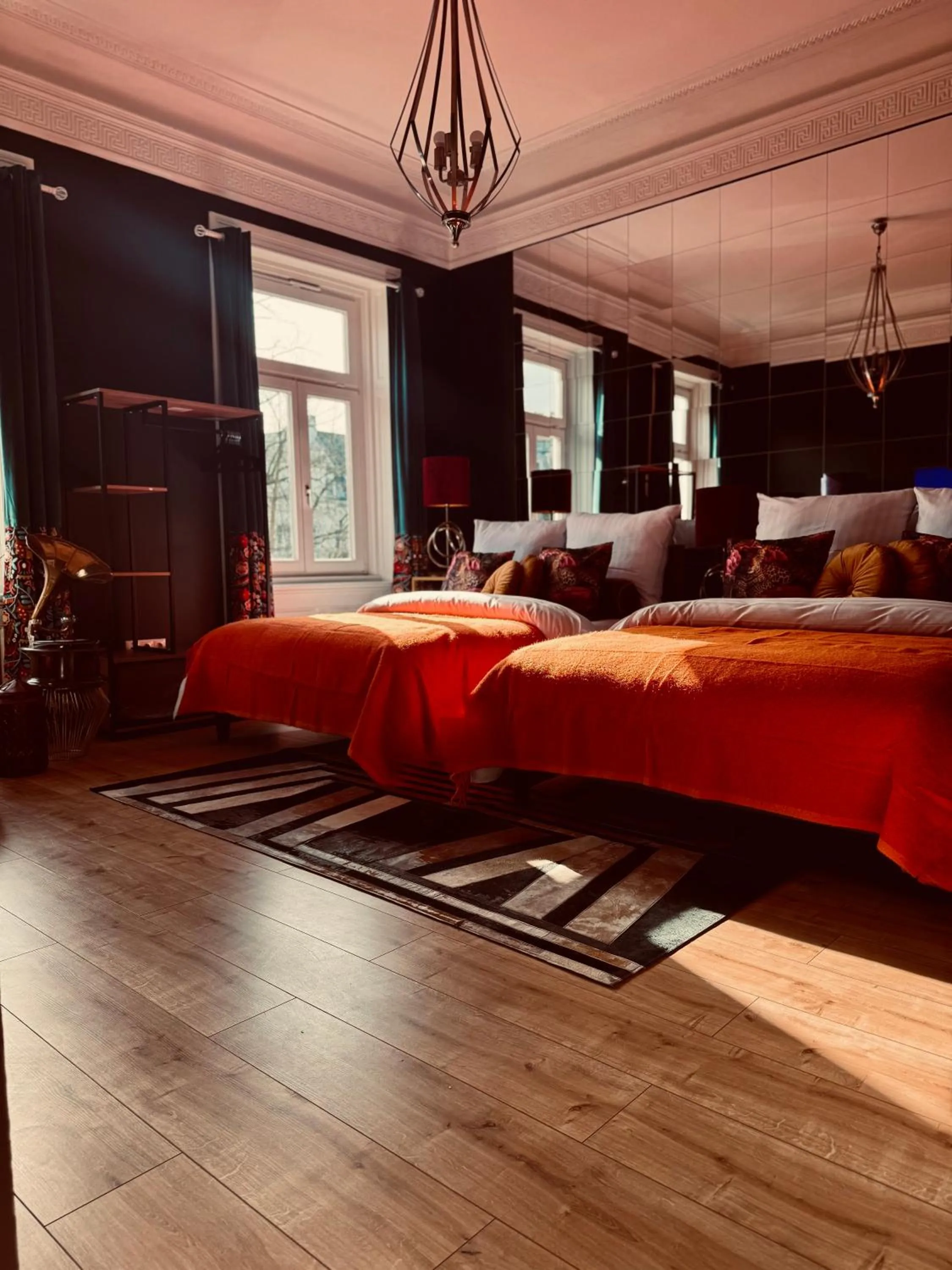 Bed in Sleephotels Alsterroom