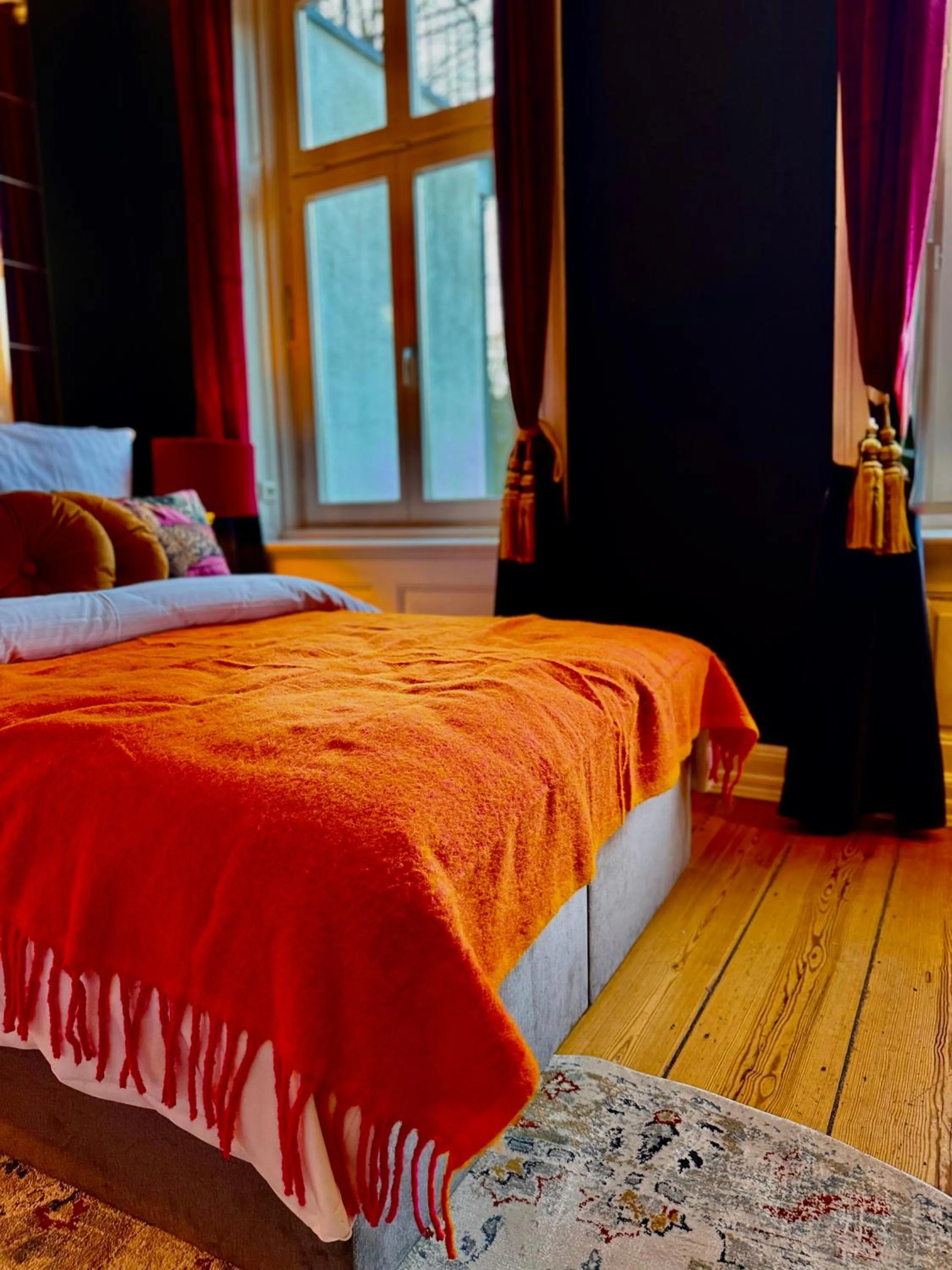 Bed in Sleephotels Alsterroom