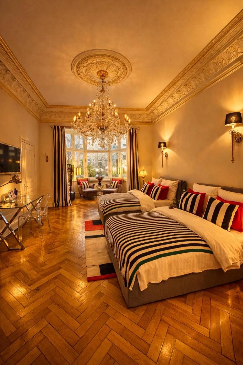 Bed in Sleephotels Alsterroom