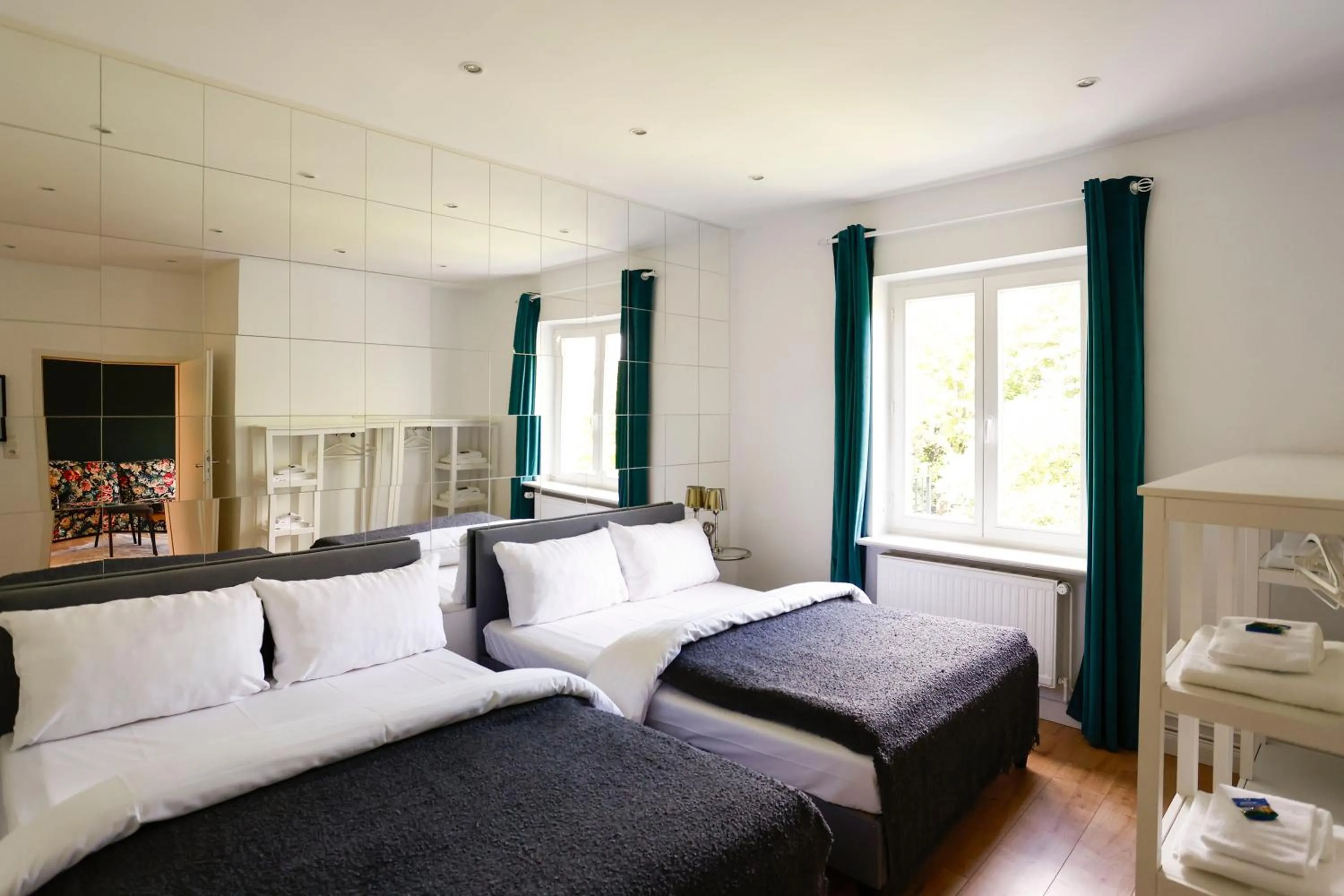 Bed in Sleephotels Alsterroom