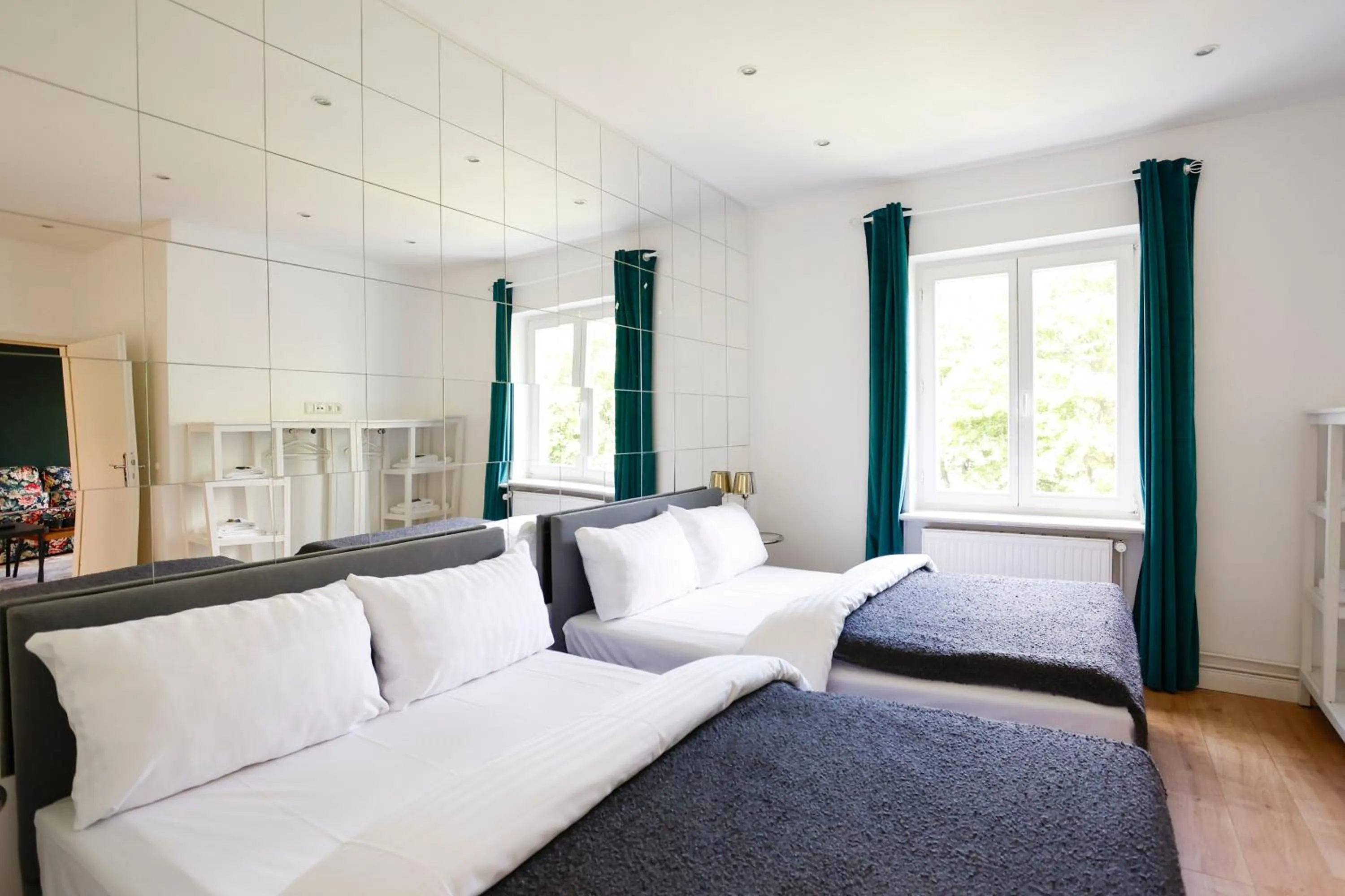 Bed in Sleephotels Alsterroom