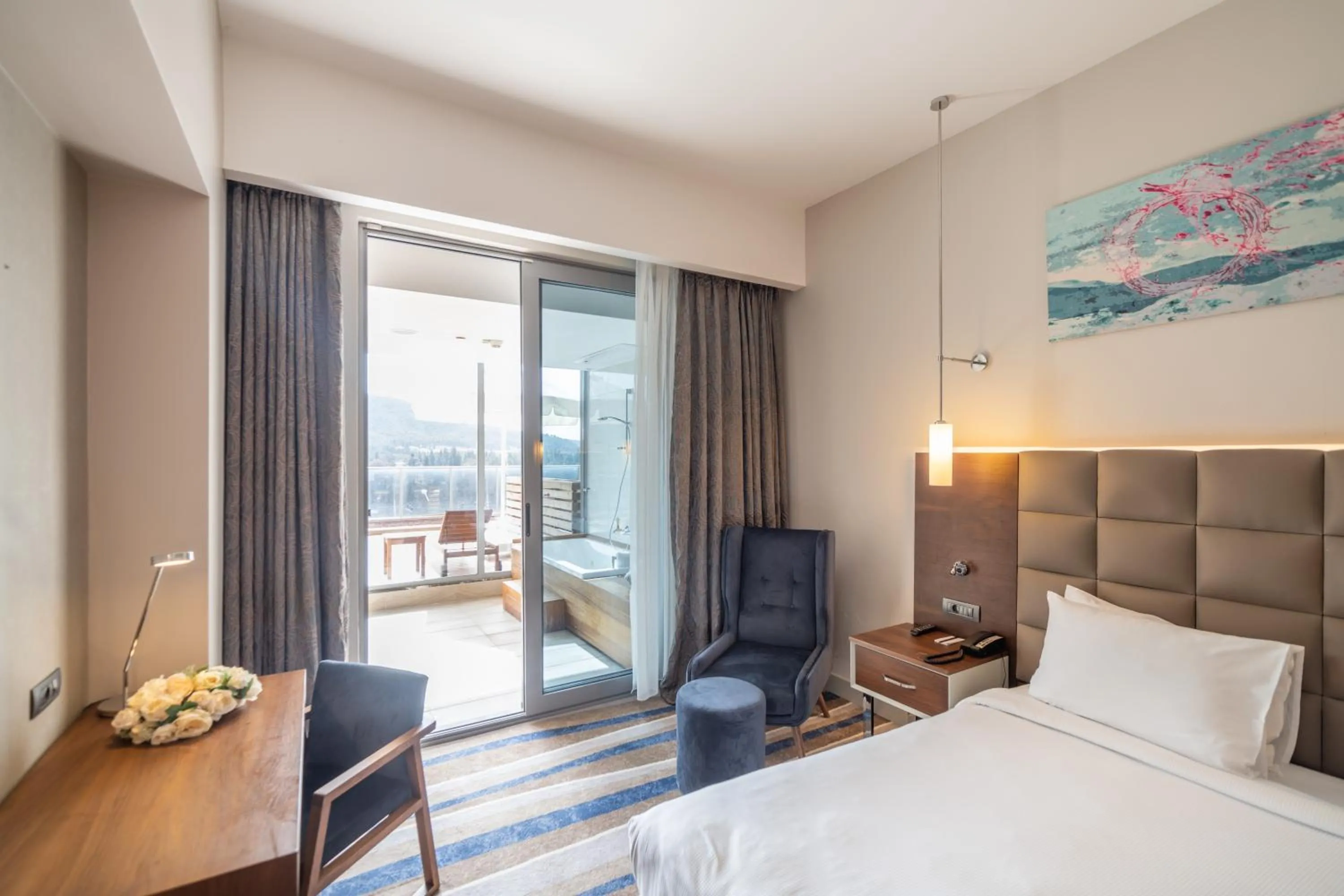 Bedroom, Bed in Questa Thermal & Spa Hotel