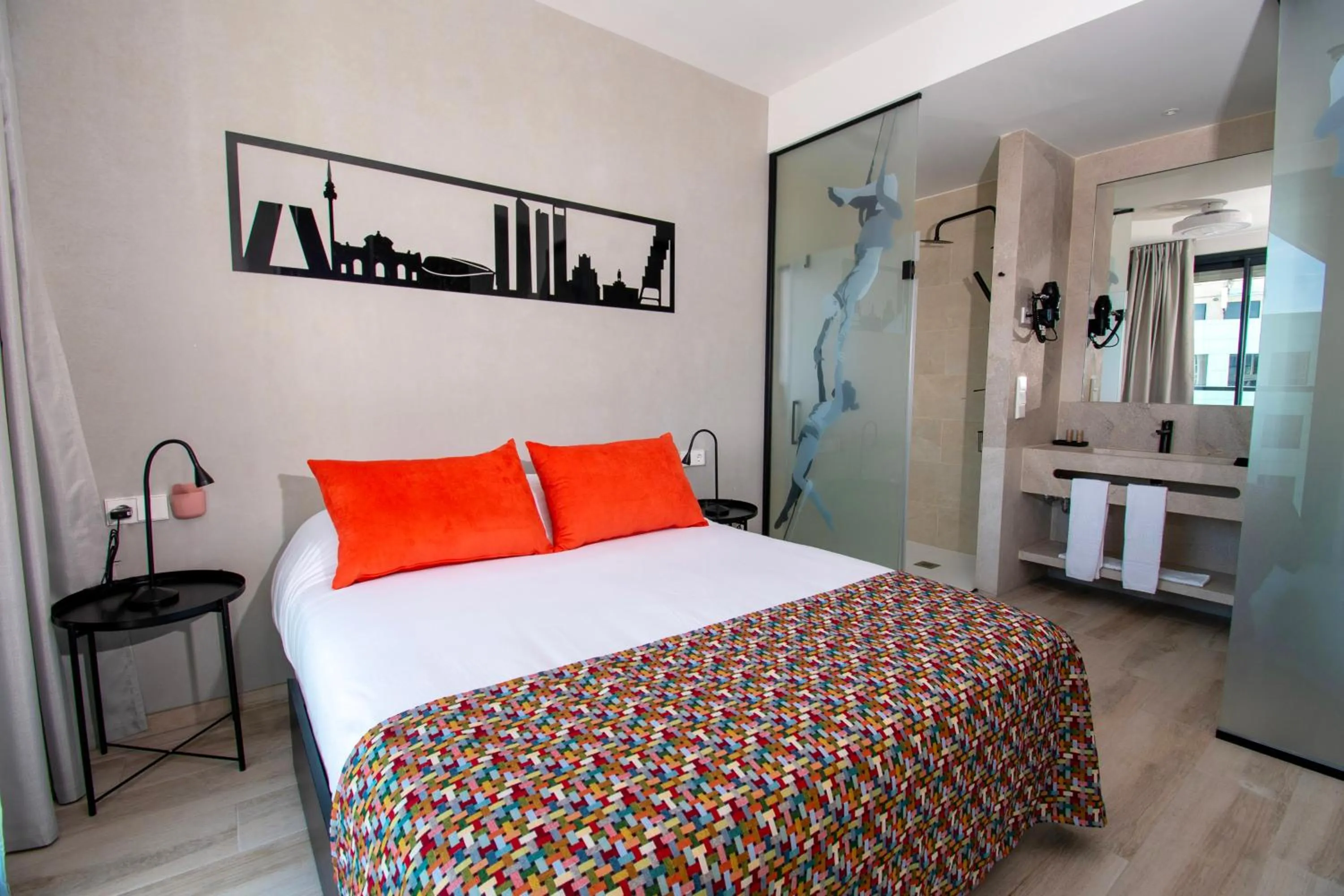 Bed in Ekilibrio Hotel & Apart-Suites