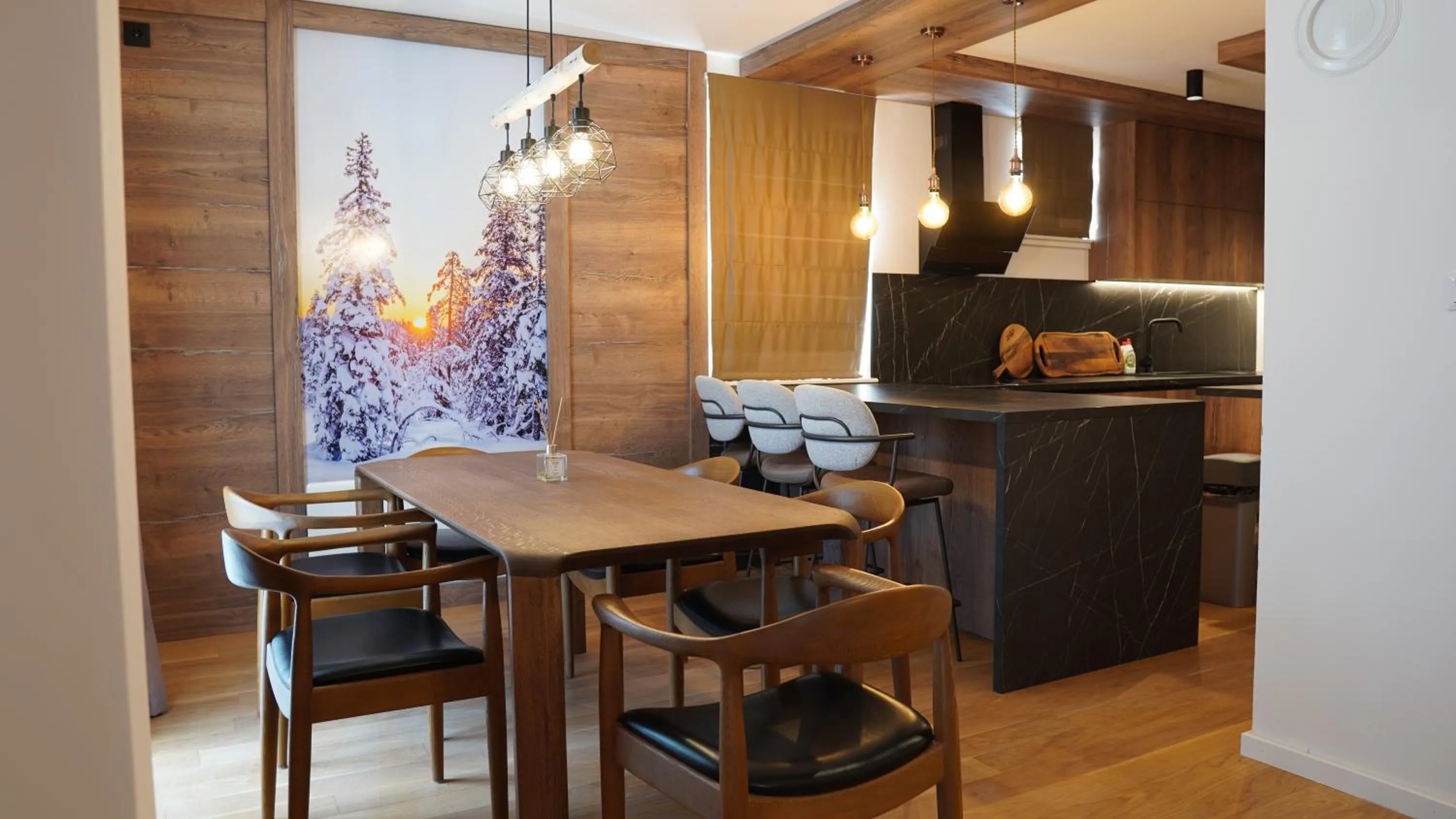Kitchen or kitchenette in Snjezna Dolina Resort - Jahorina