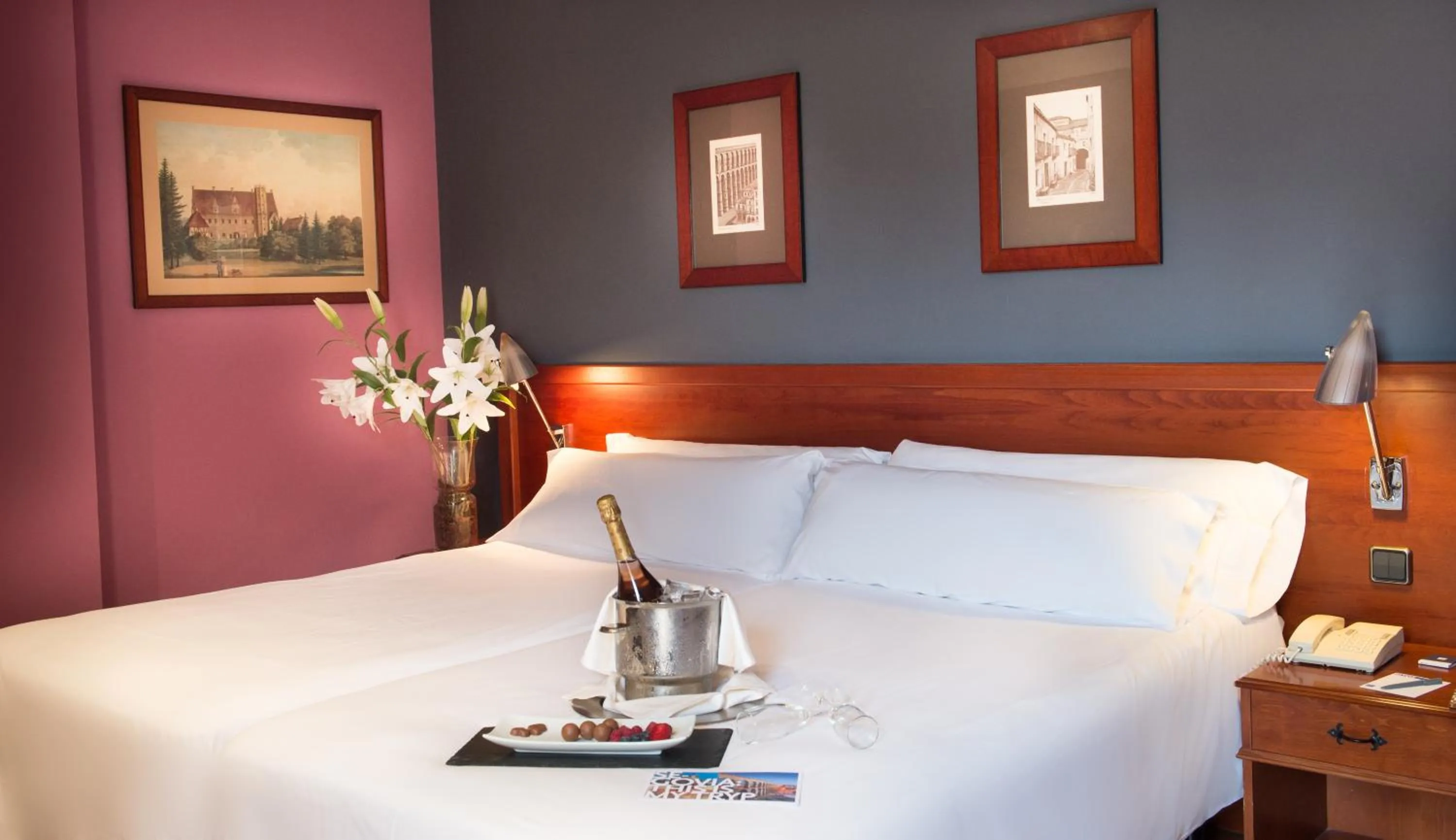 Bedroom, Bed in Segovia Sierra de Guadarrama