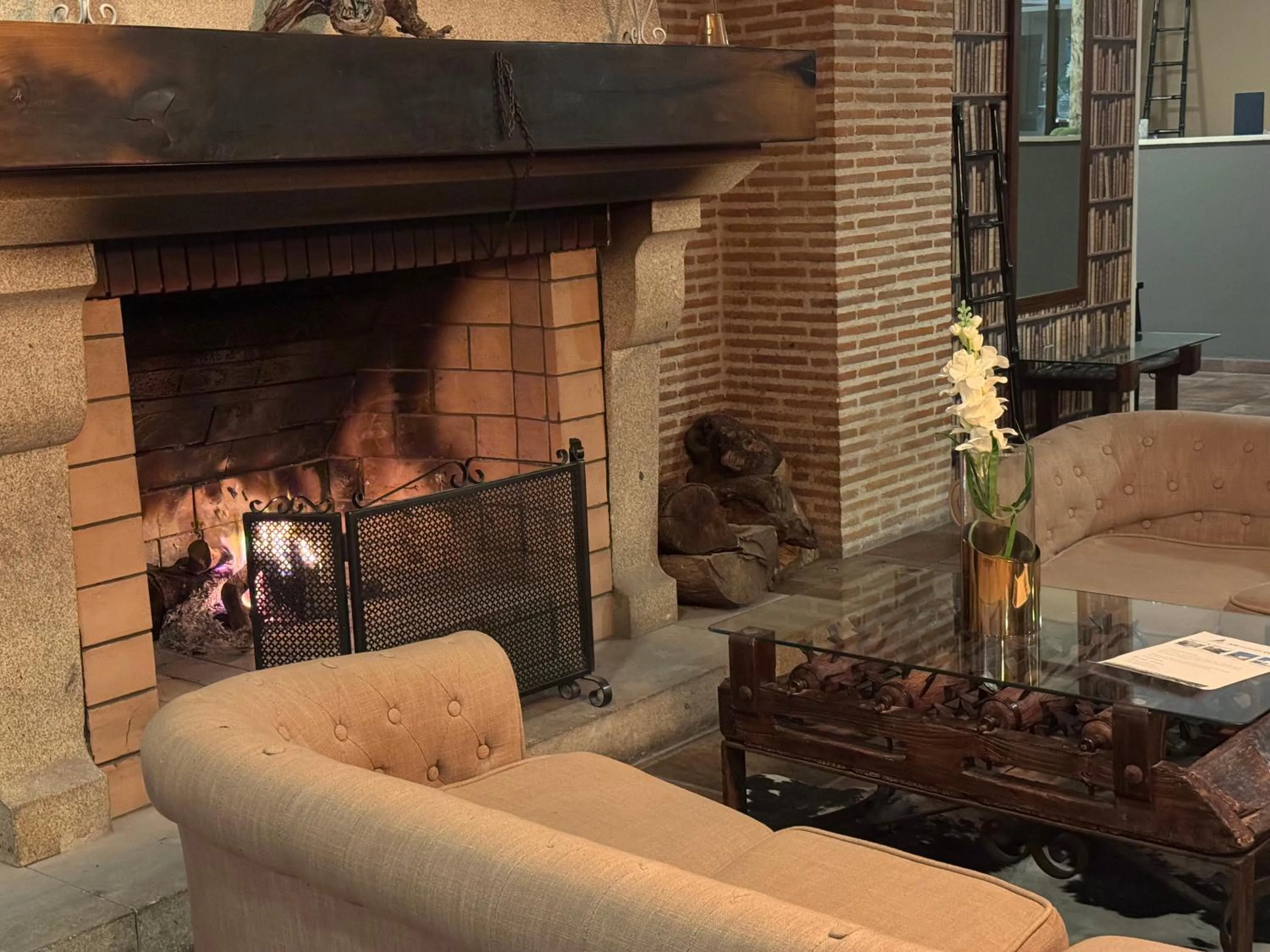 Communal lounge/ TV room in Segovia Sierra de Guadarrama