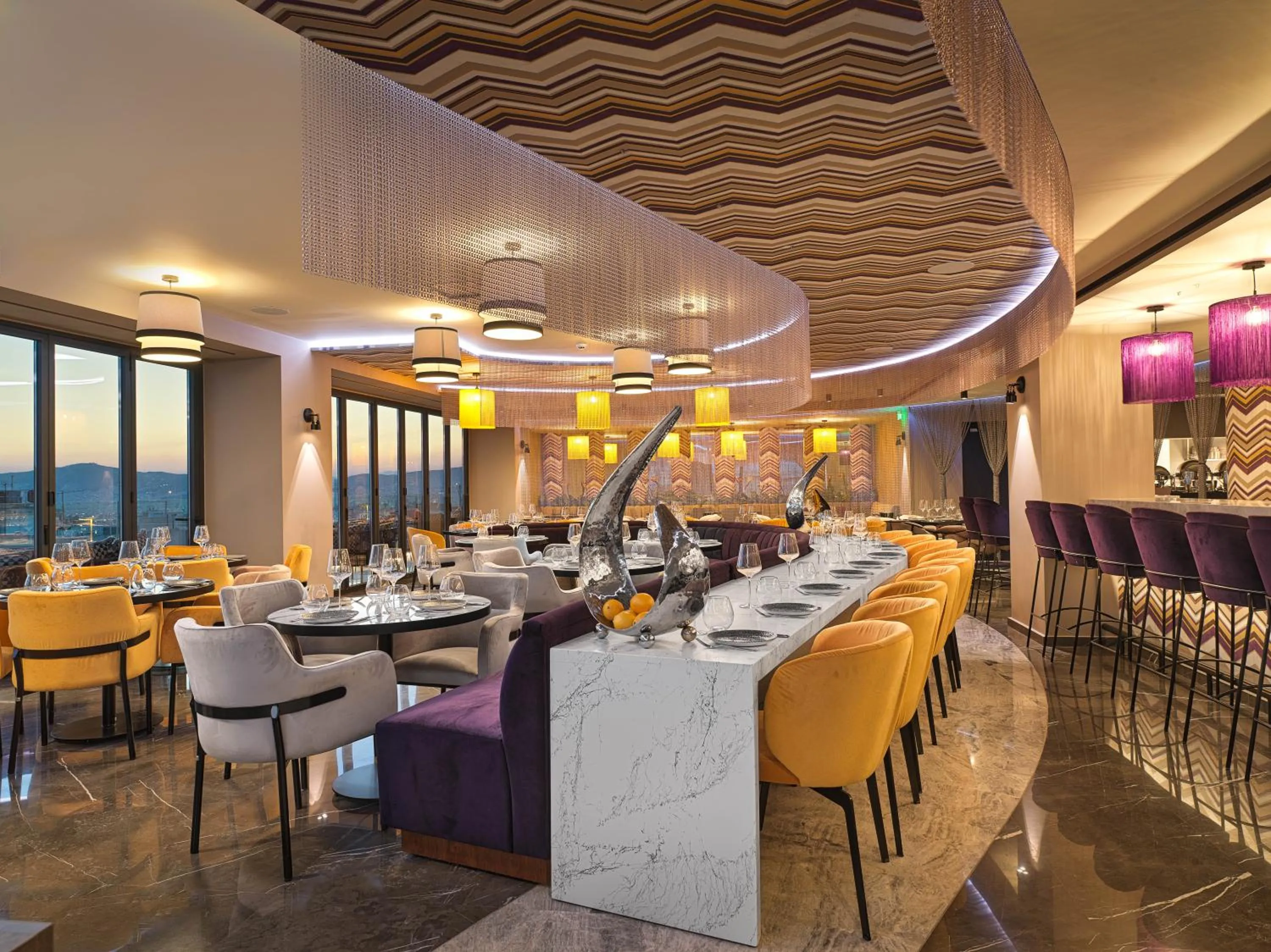 Restaurant/places to eat in NYX Esperia Palace Hotel Athens by Leonardo Hotels