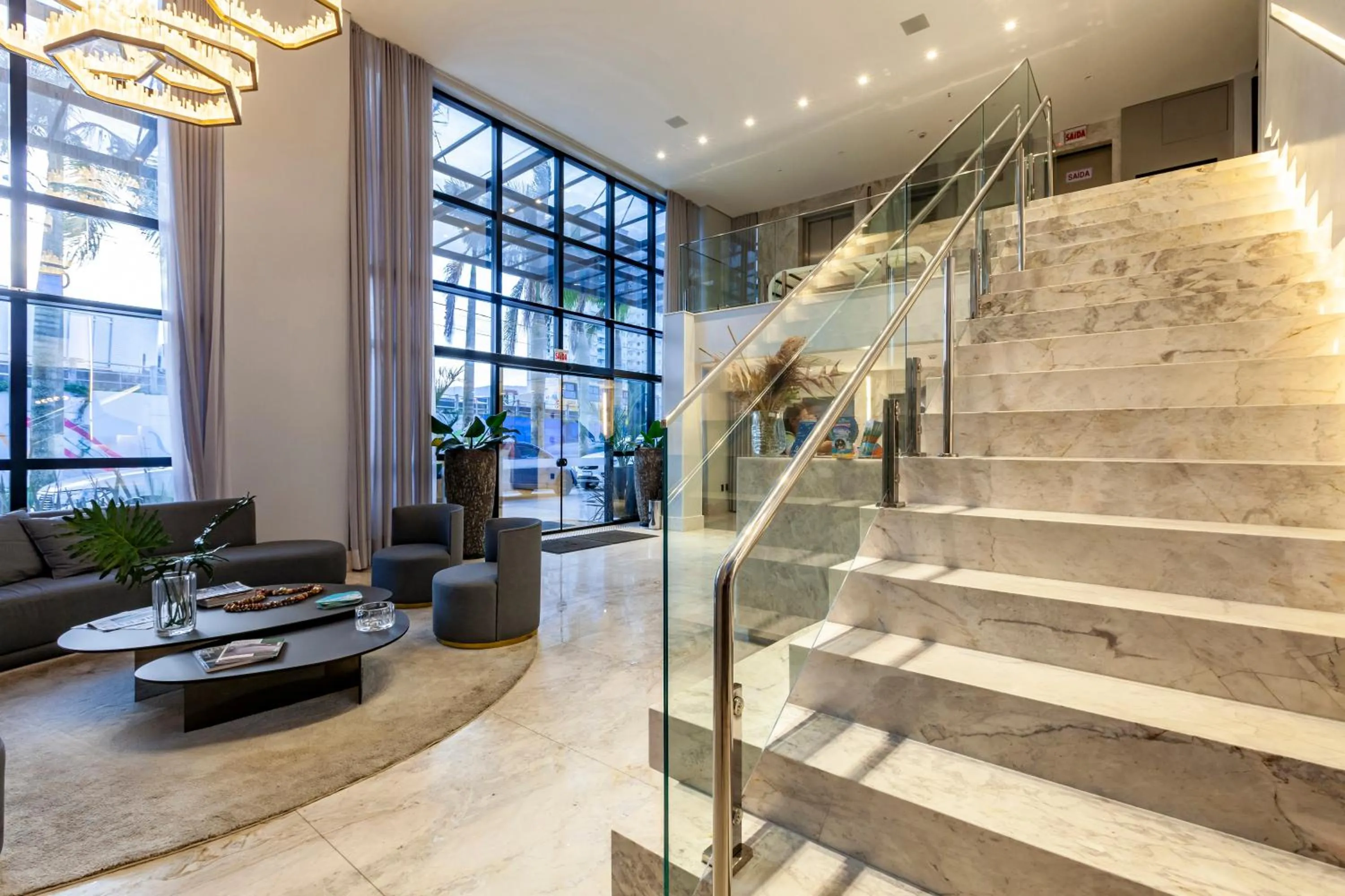 Lobby or reception in Intercity Itapema