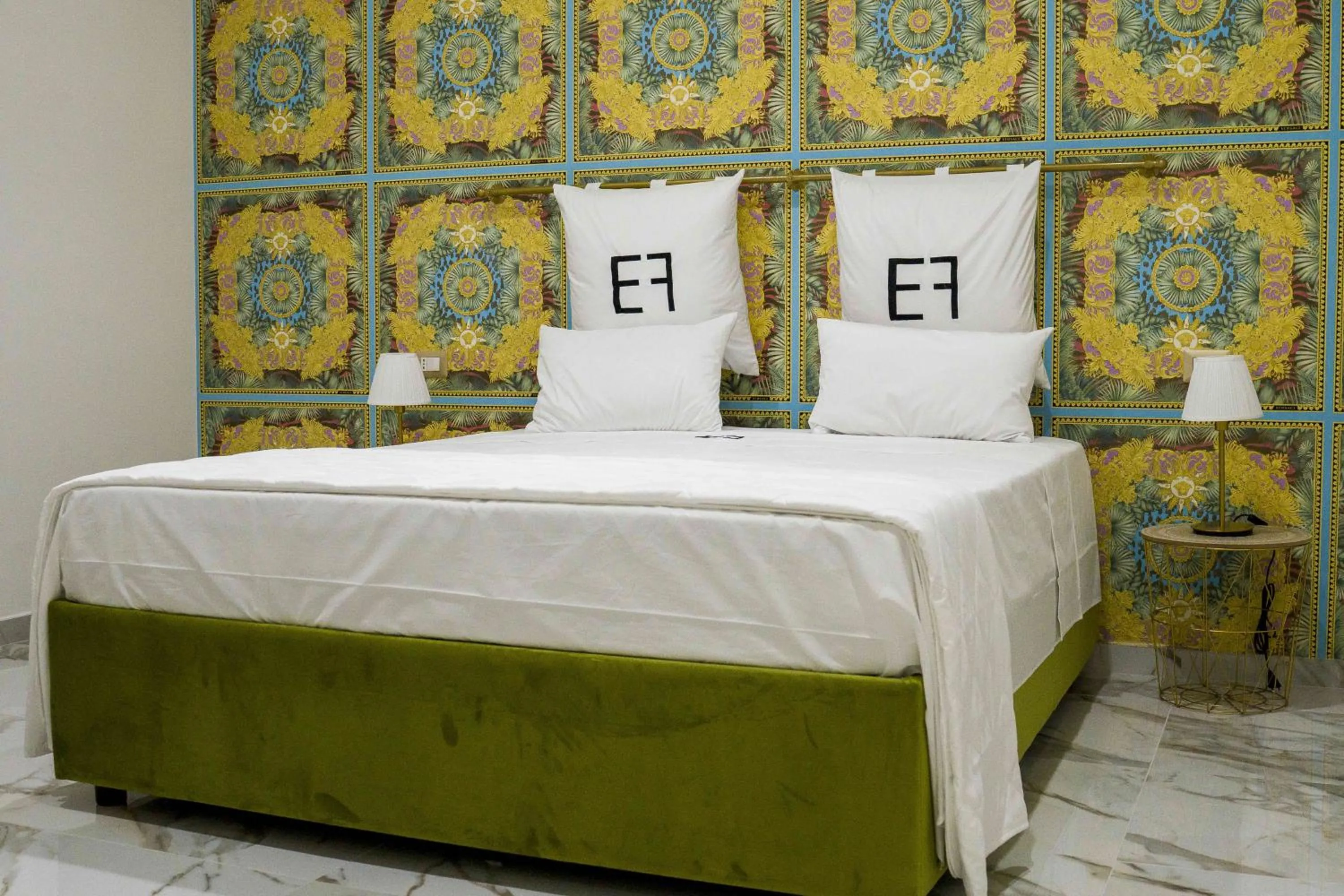 Bed in EF LUXURY LIVING RESORT AND SPA