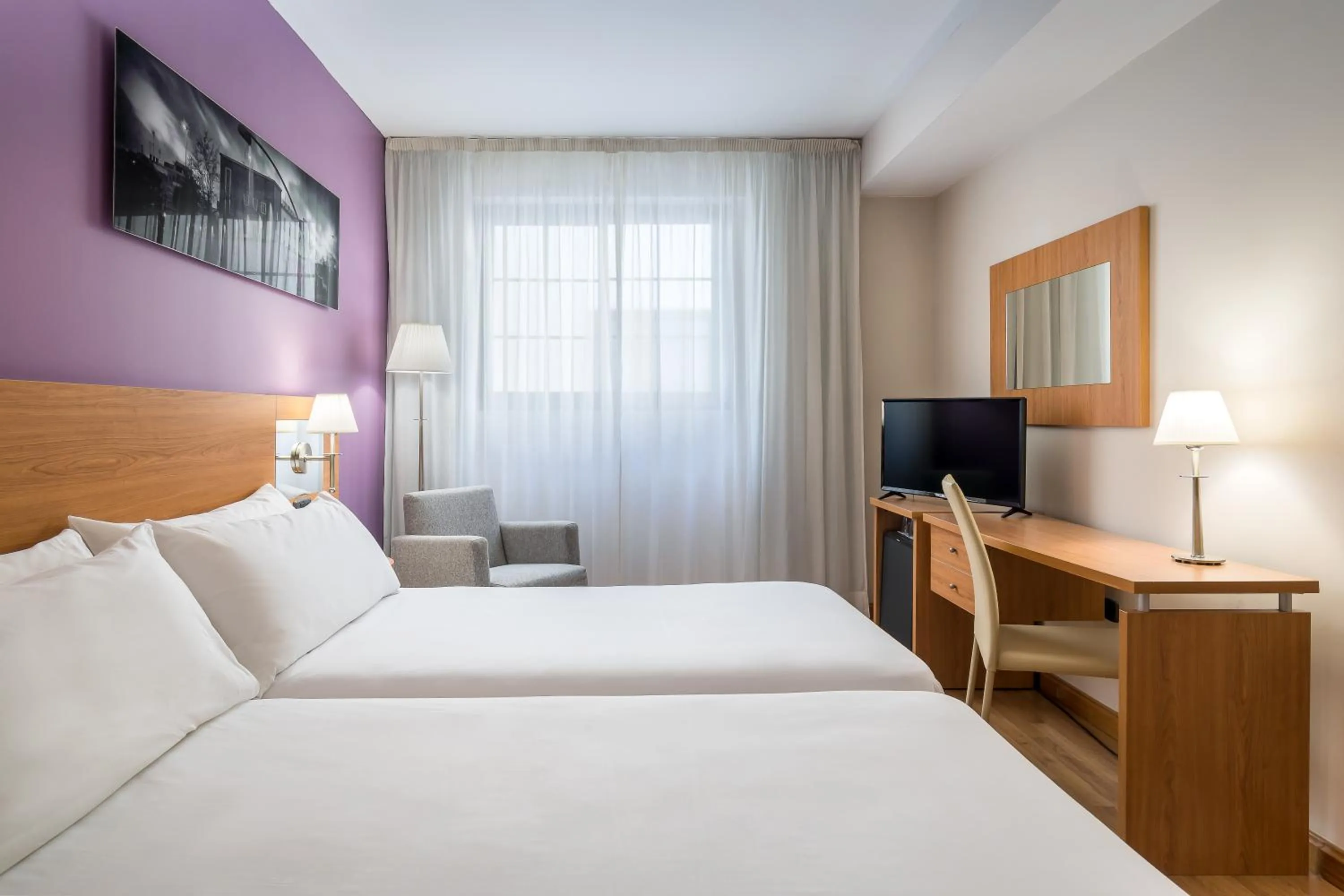 Bed in Hotel Jerez Centro