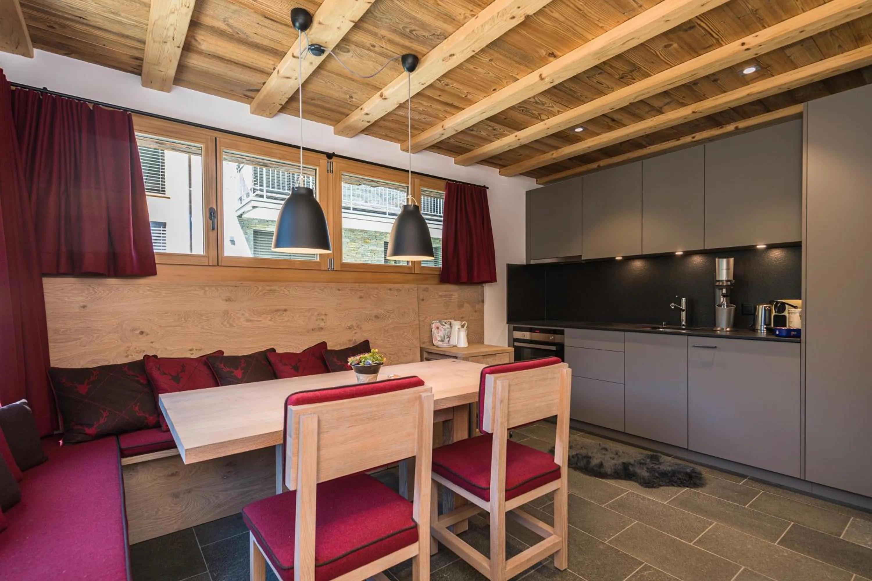 Kitchen or kitchenette in Piccola Fiamma by Pizzo Fiamma
