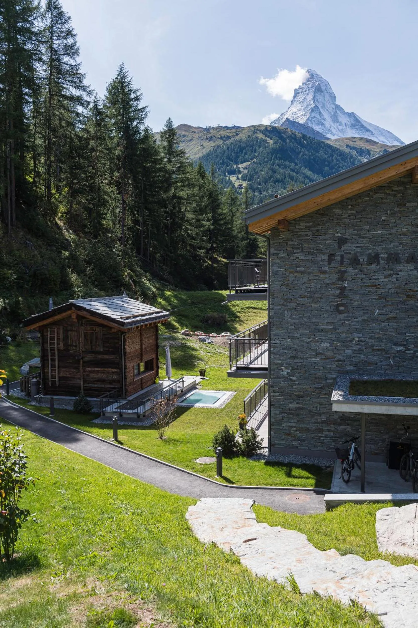 Mountain view in Piccola Fiamma by Pizzo Fiamma