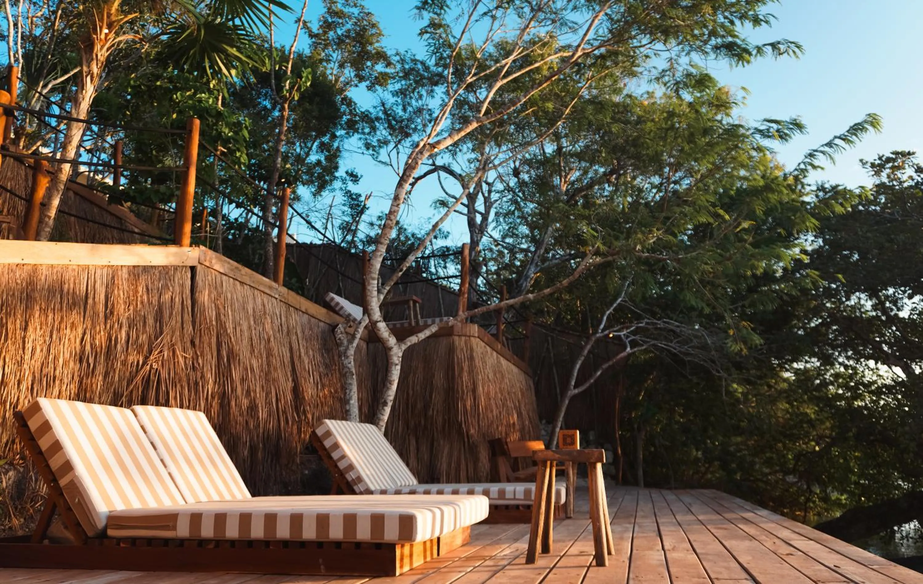 Lake view in Naya Bacalar Lagoon Front Hotel