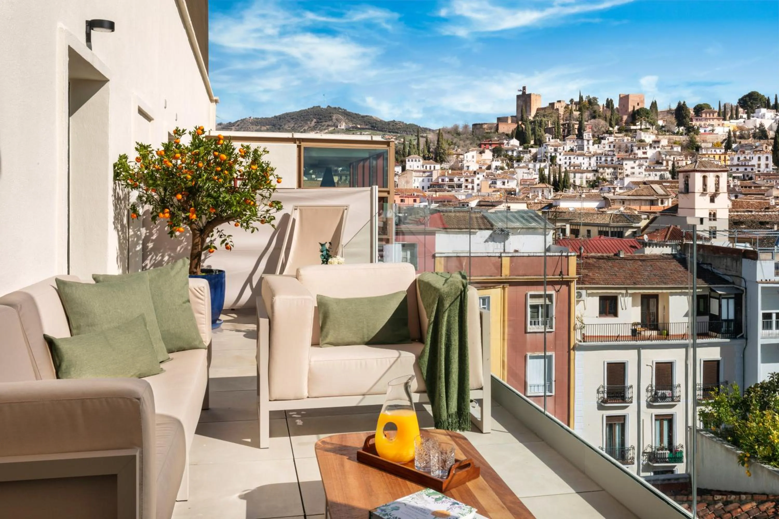Balcony/Terrace in Meliá Granada