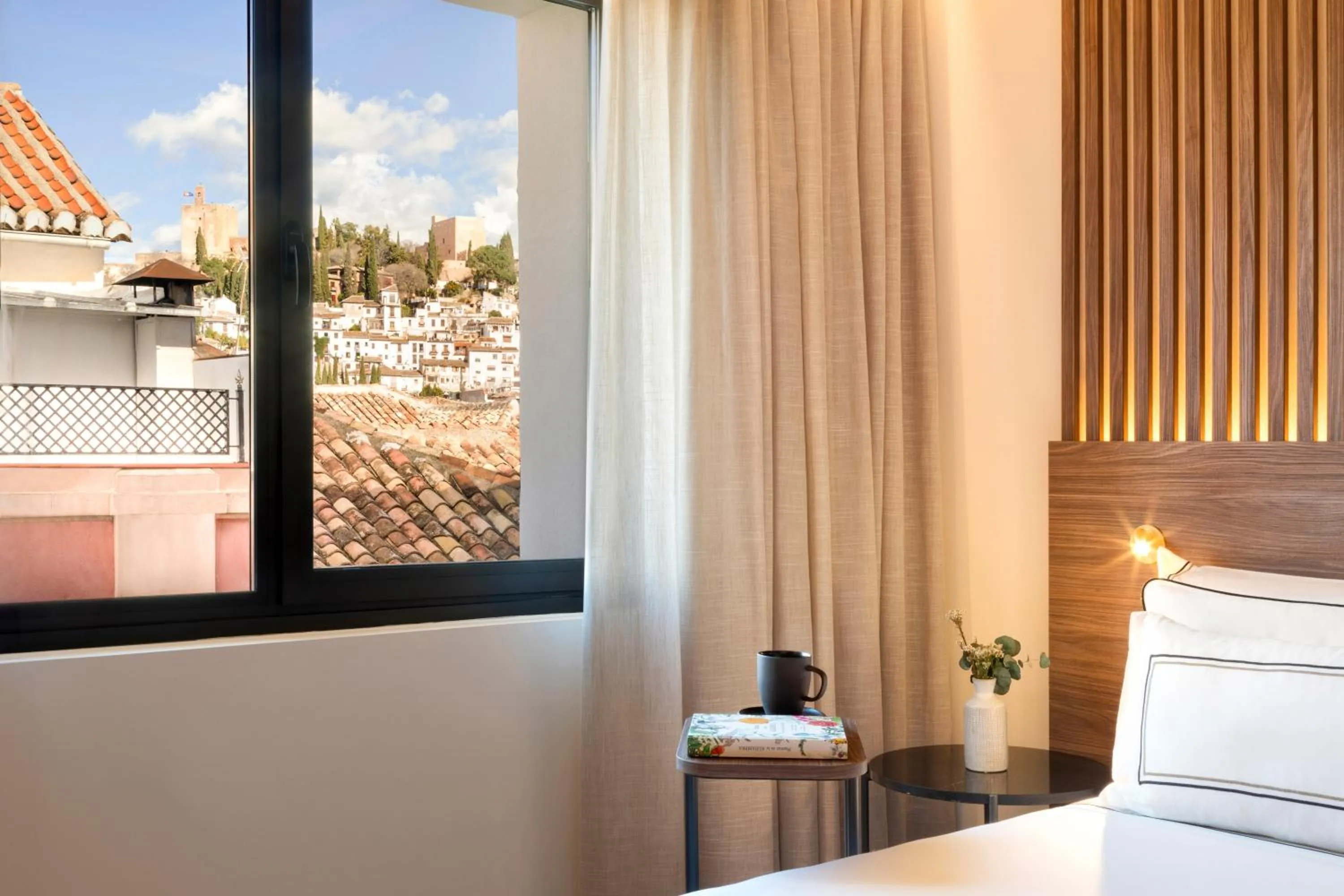 View (from property/room), Bed in Meliá Granada