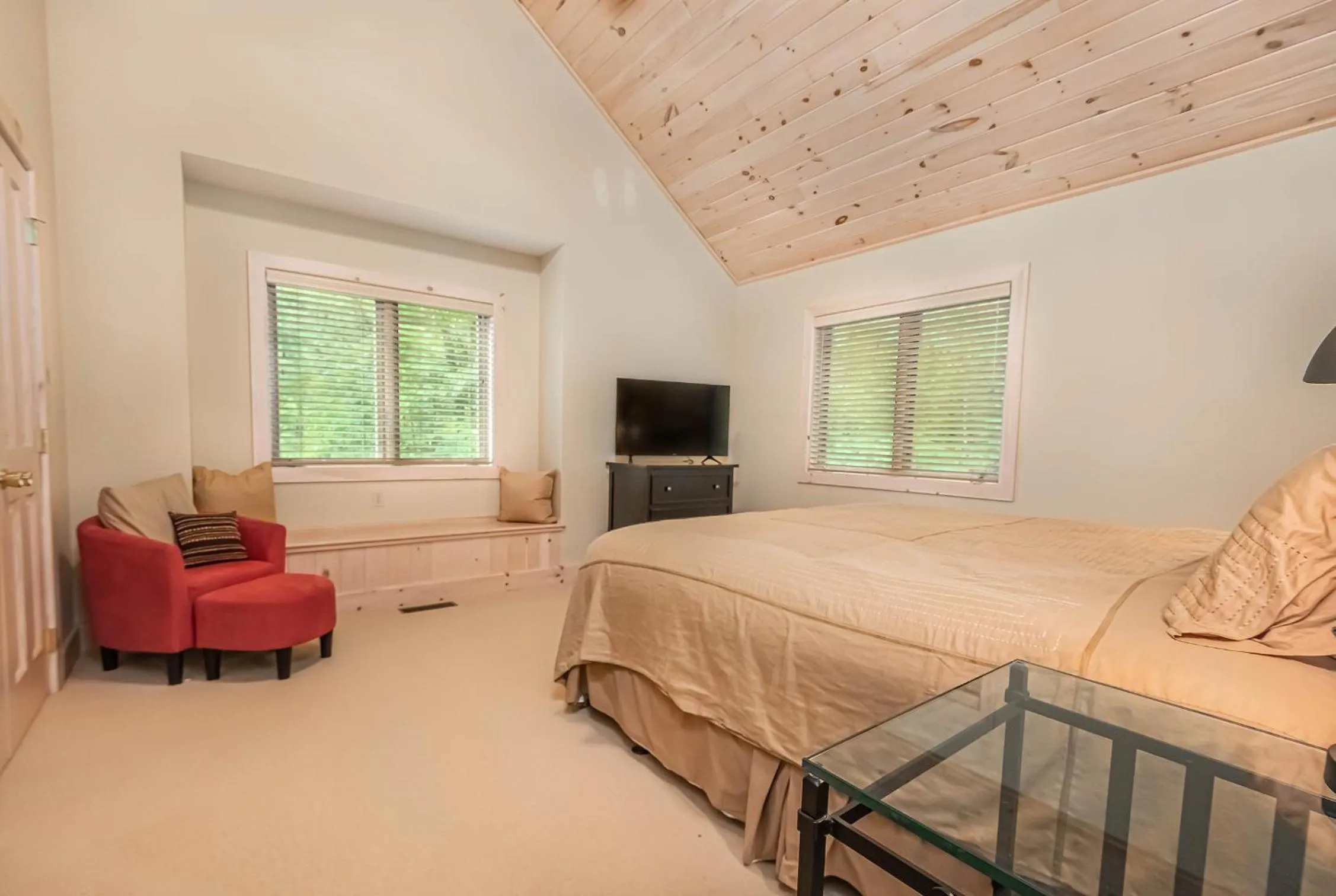 Property building, Bed in Play-A-Way Chalet