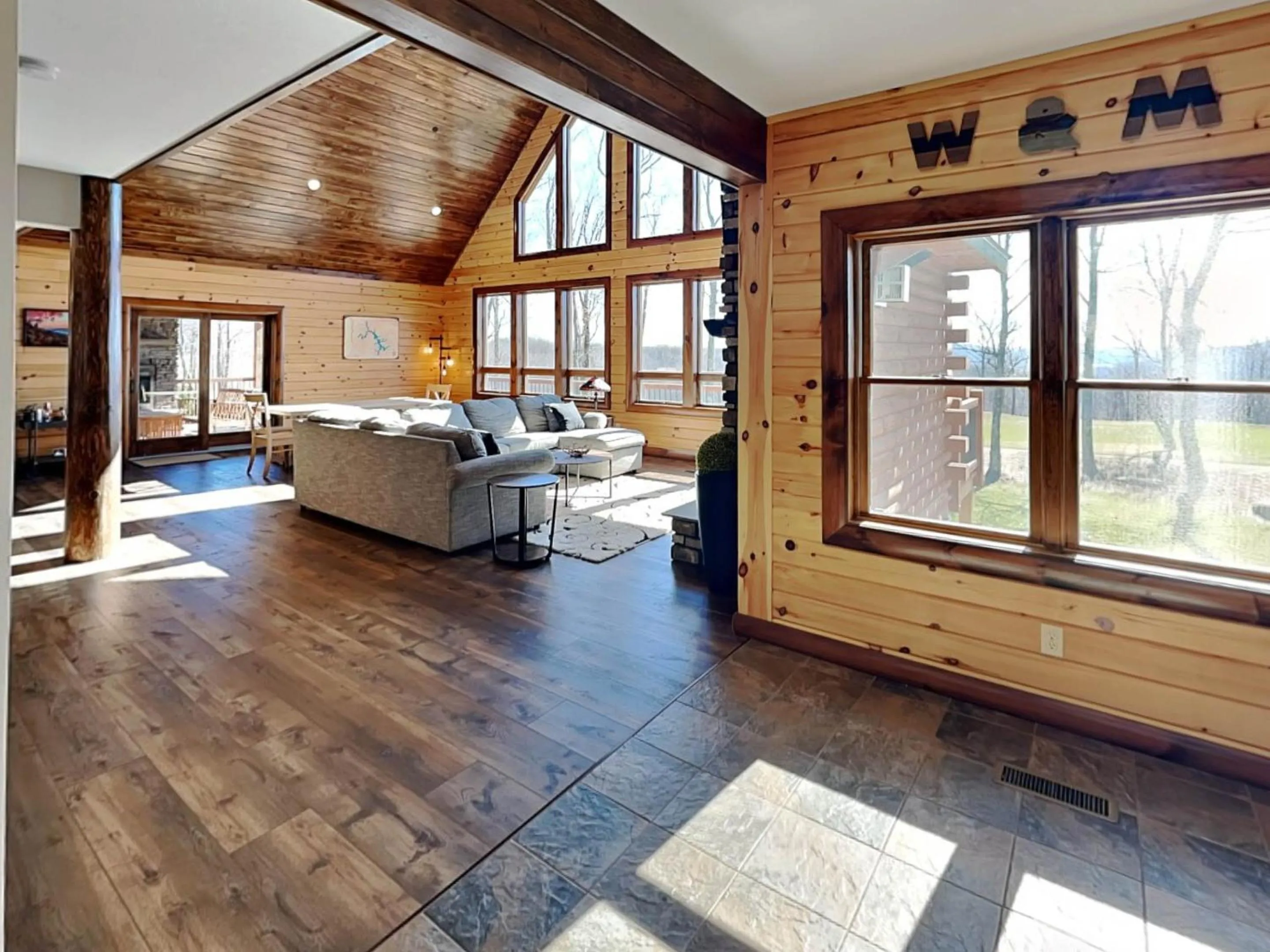 Bed in Water & Mountain Retreat