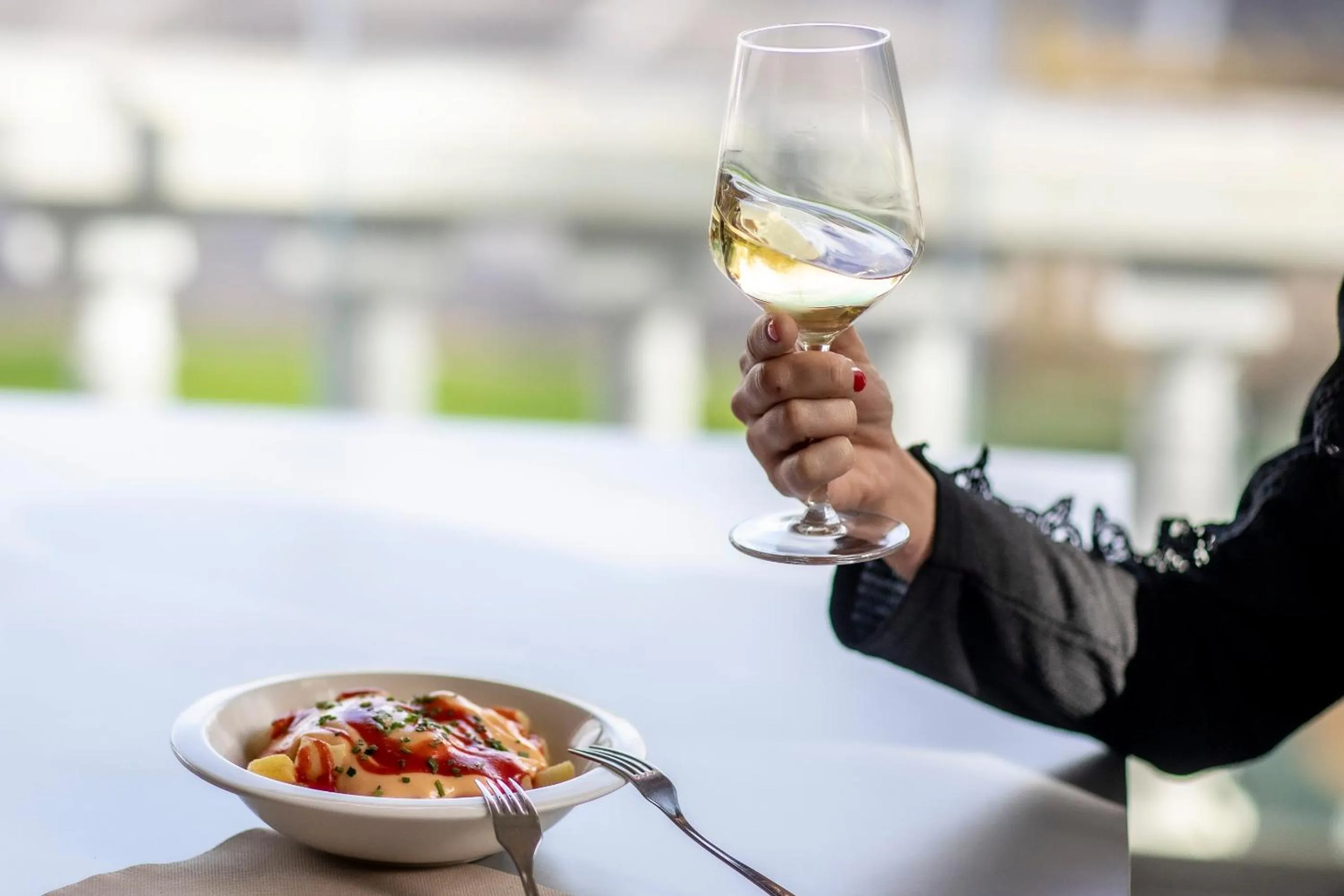 Balcony/Terrace in Hotel Urdanibia Park