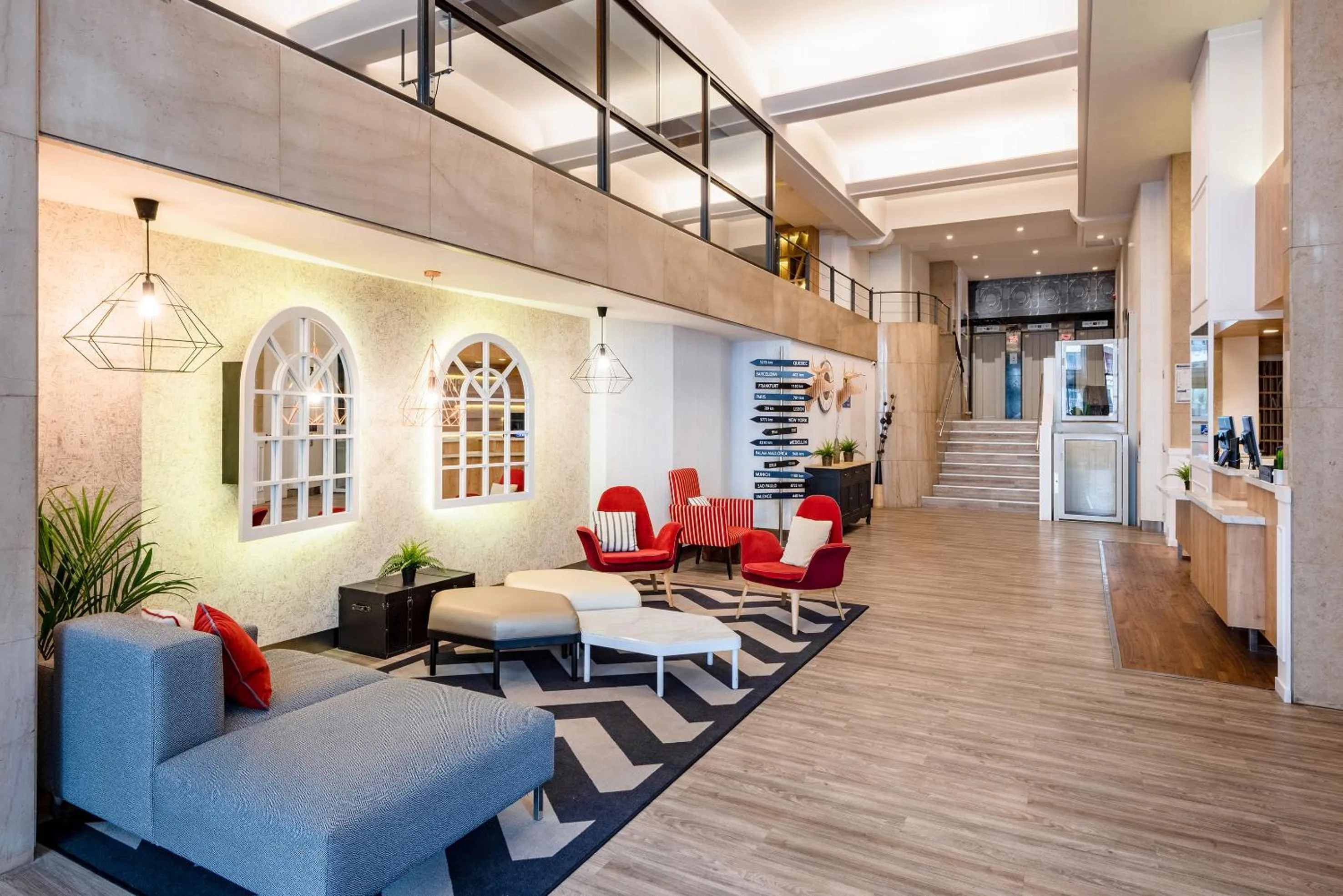 Lobby or reception in Hotel San Sebastián Orly, Affiliated by Meliá