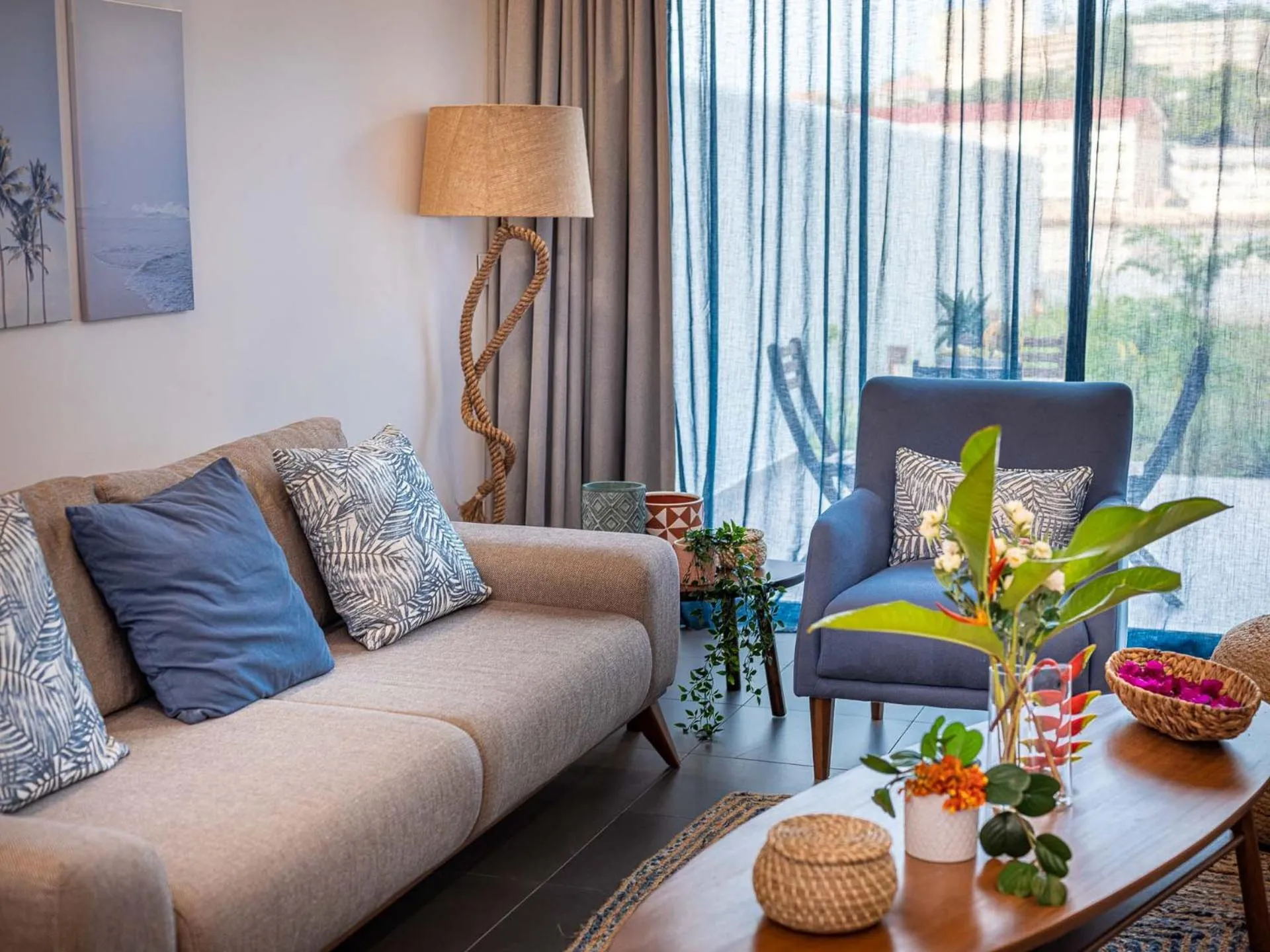 Seating area in The Lead Hotel