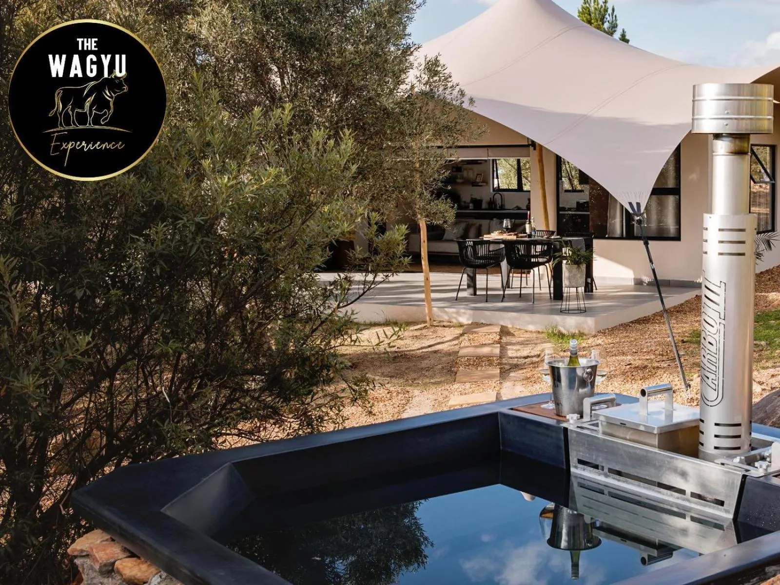 Pool view in Wagyu Mountain Lodge