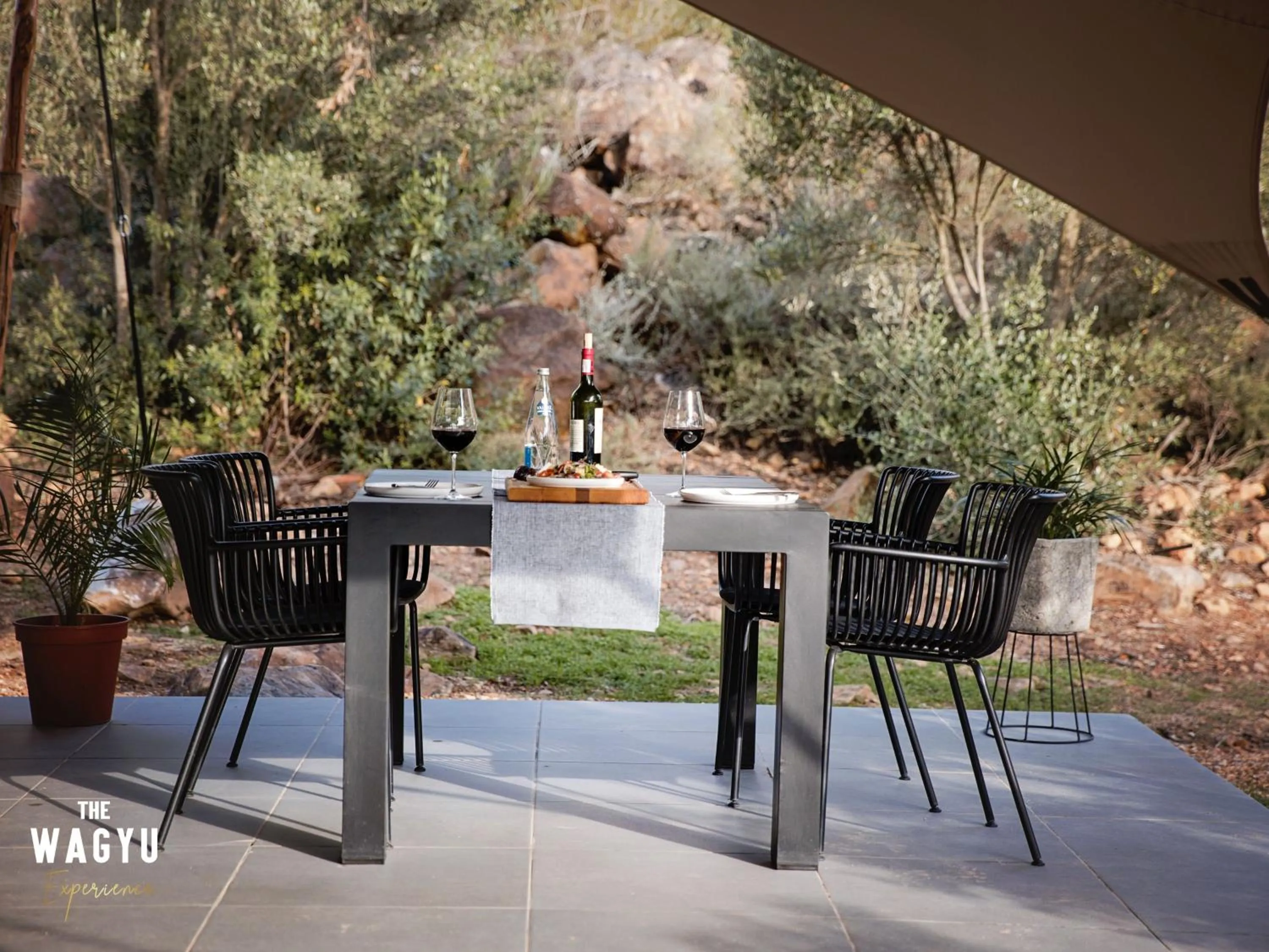 Patio in Wagyu Mountain Lodge