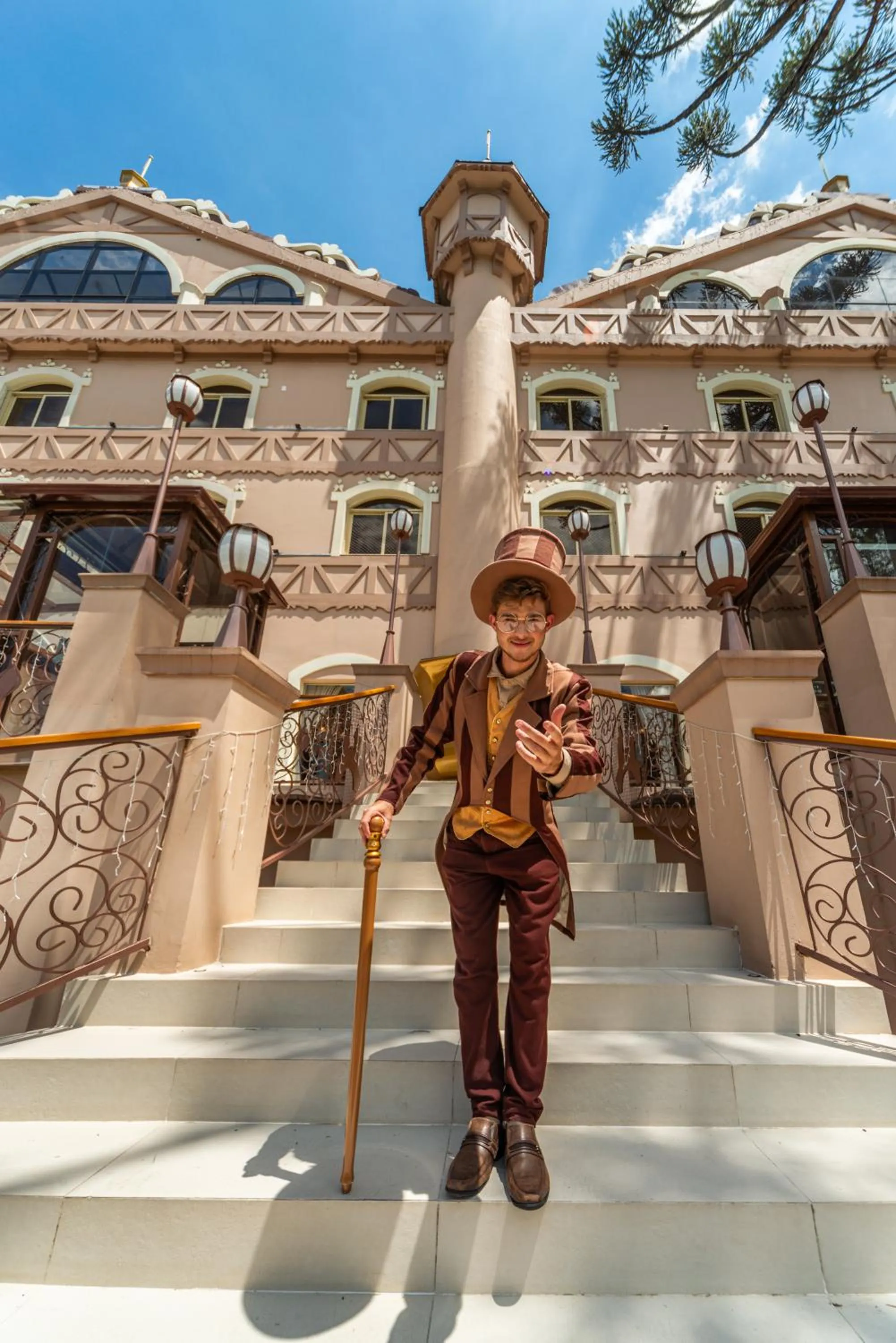 Property building in Chocoland Hotel Gramado