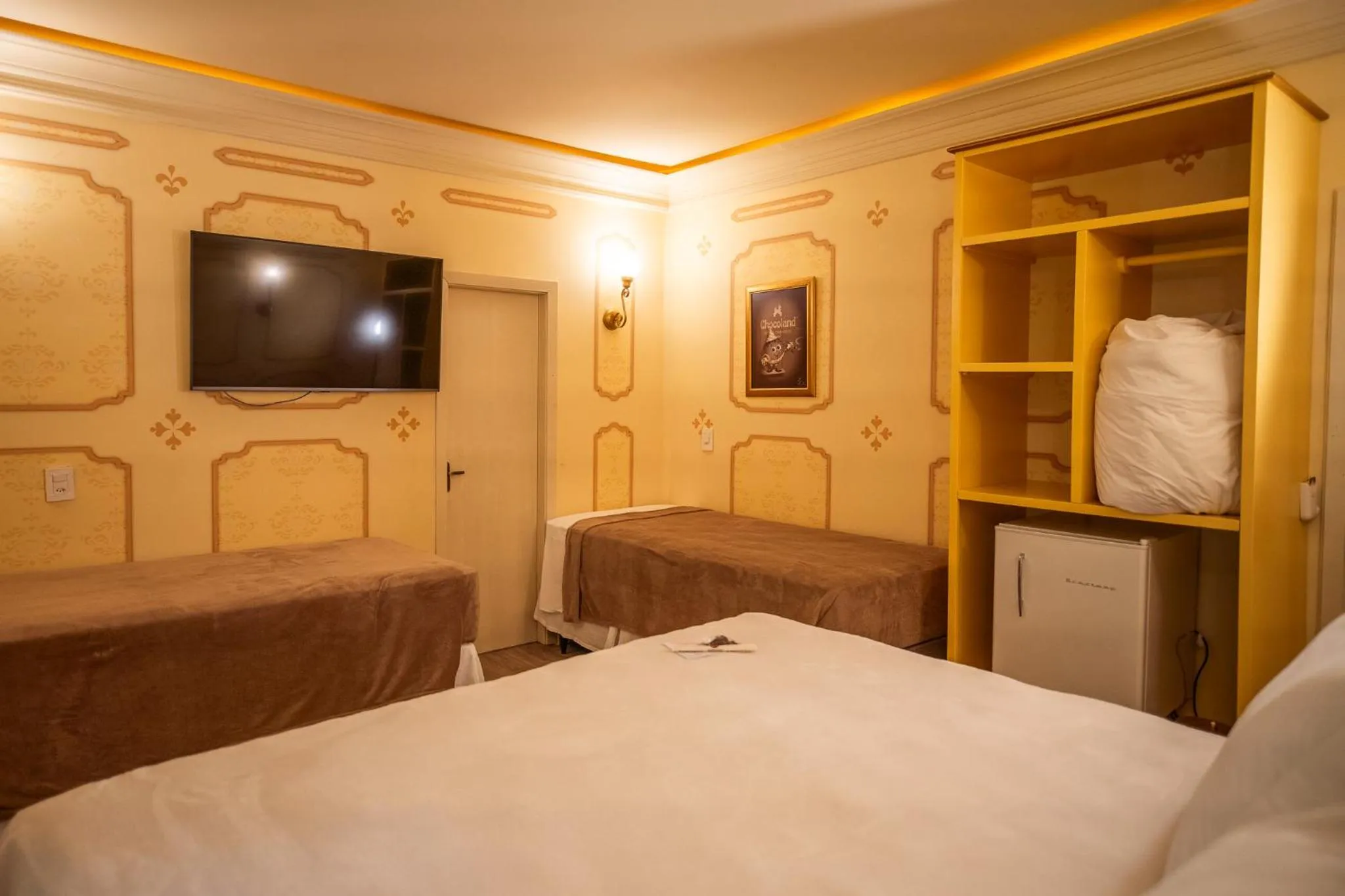 Bed in Chocoland Hotel Gramado