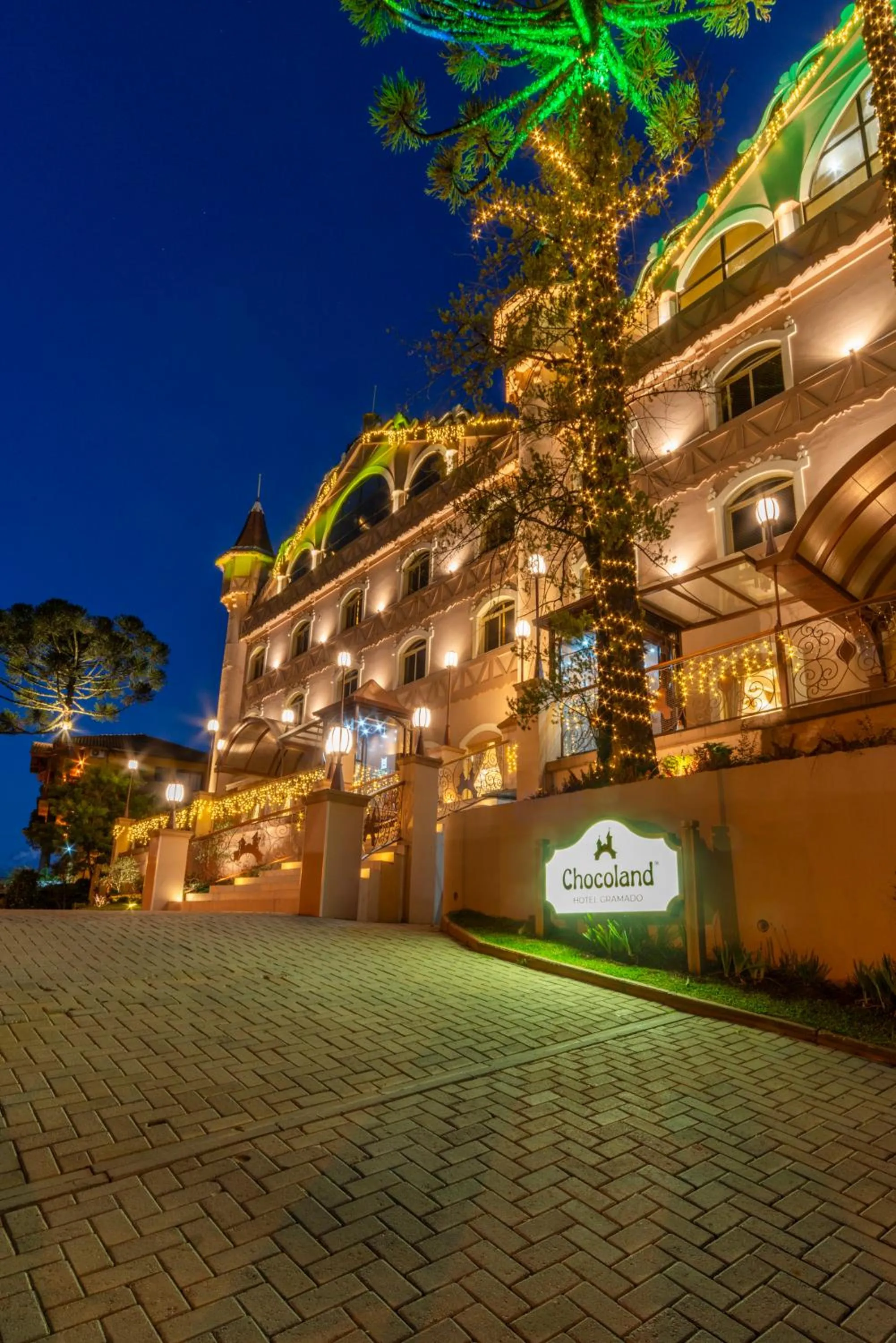 Property building in Chocoland Hotel Gramado
