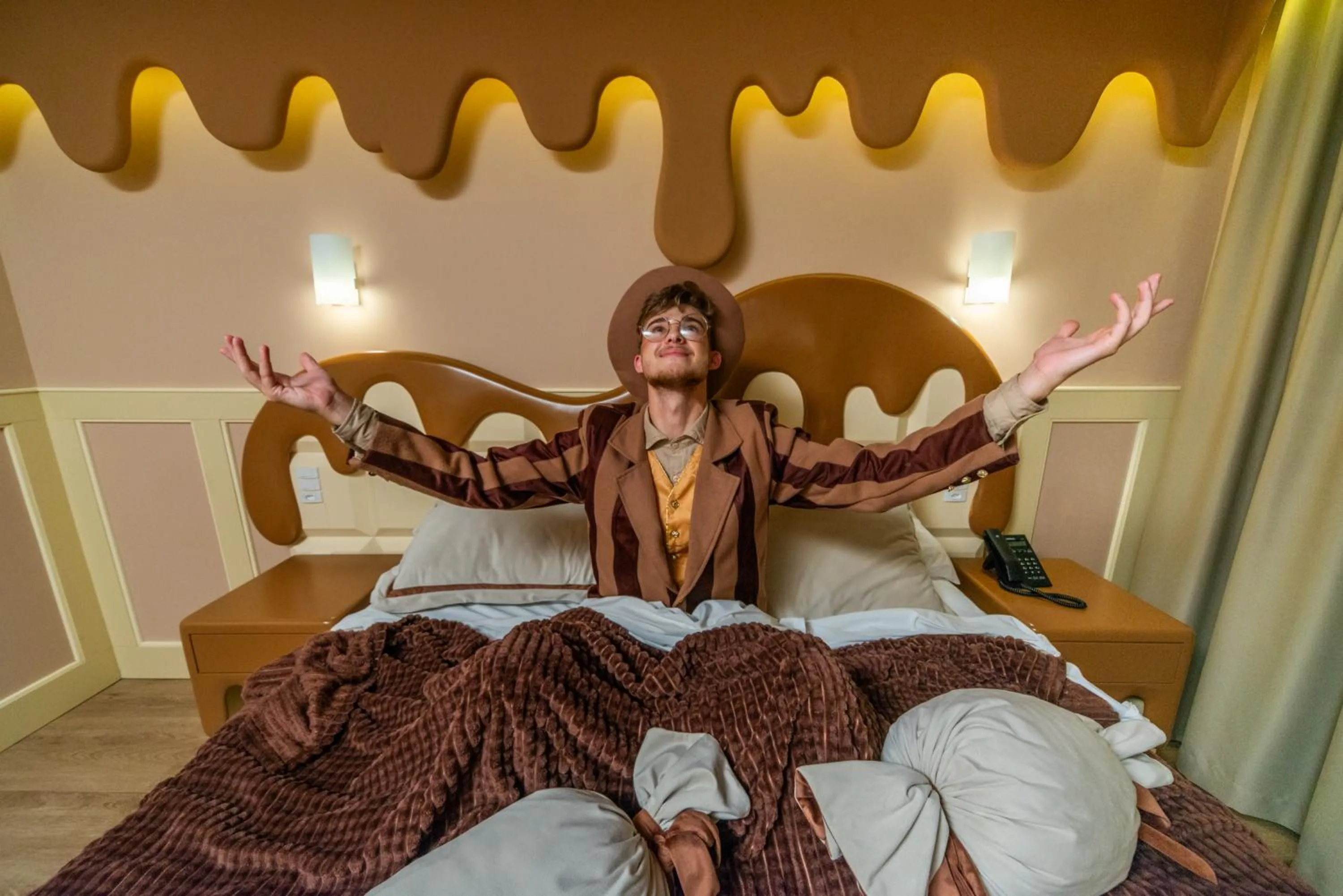 Bed in Chocoland Hotel Gramado