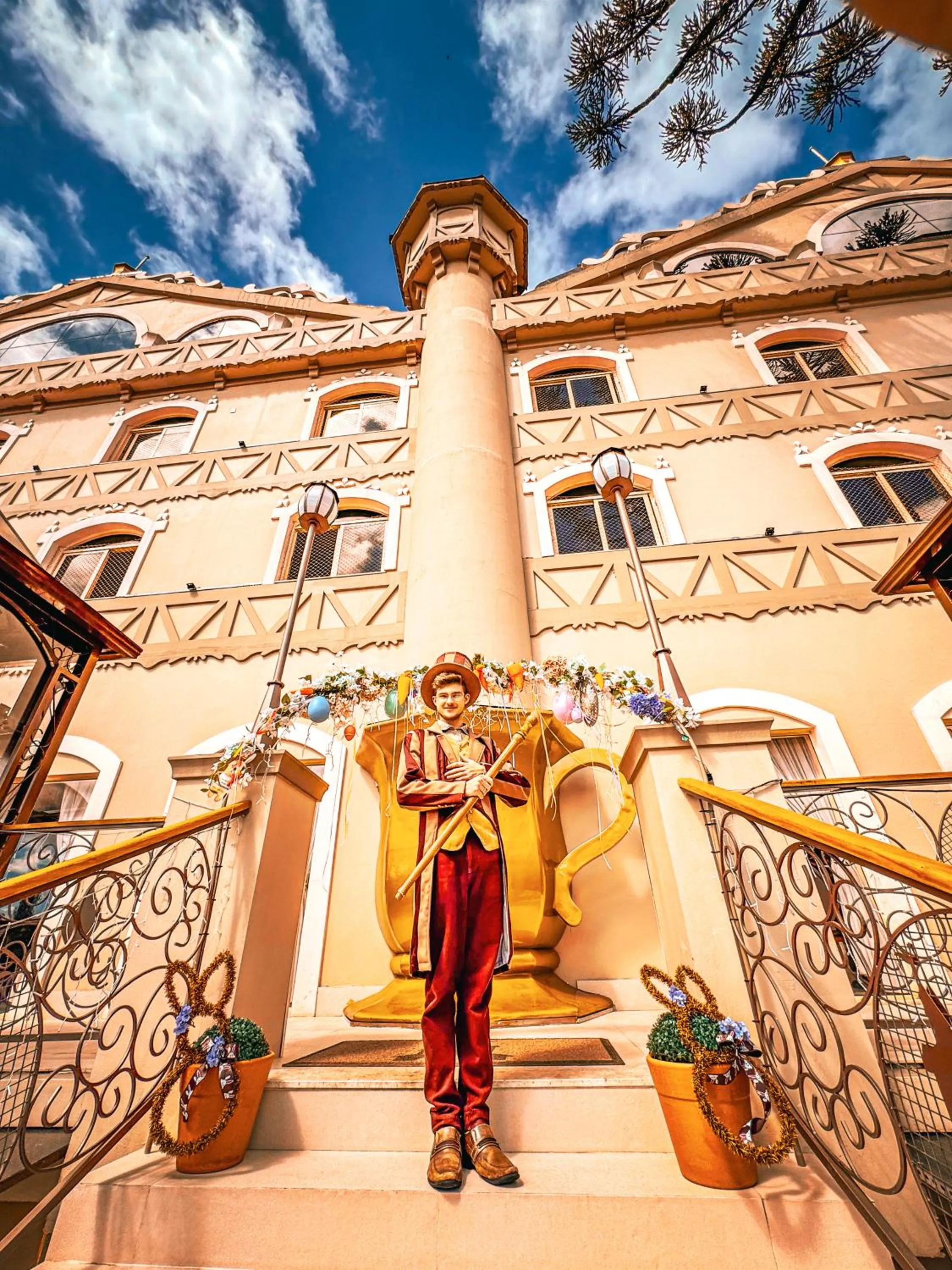 Property building in Chocoland Hotel Gramado