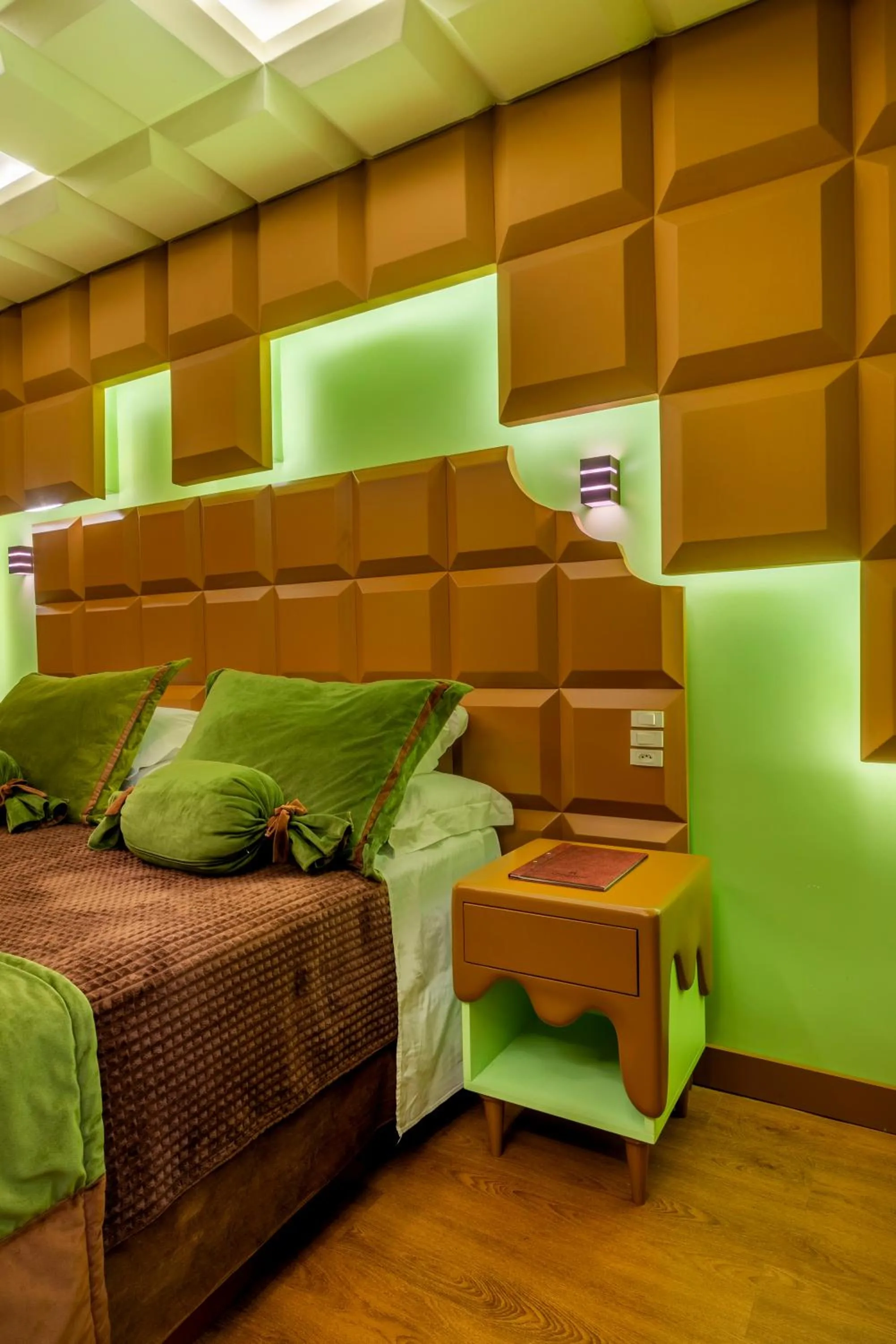 Bed in Chocoland Hotel Gramado