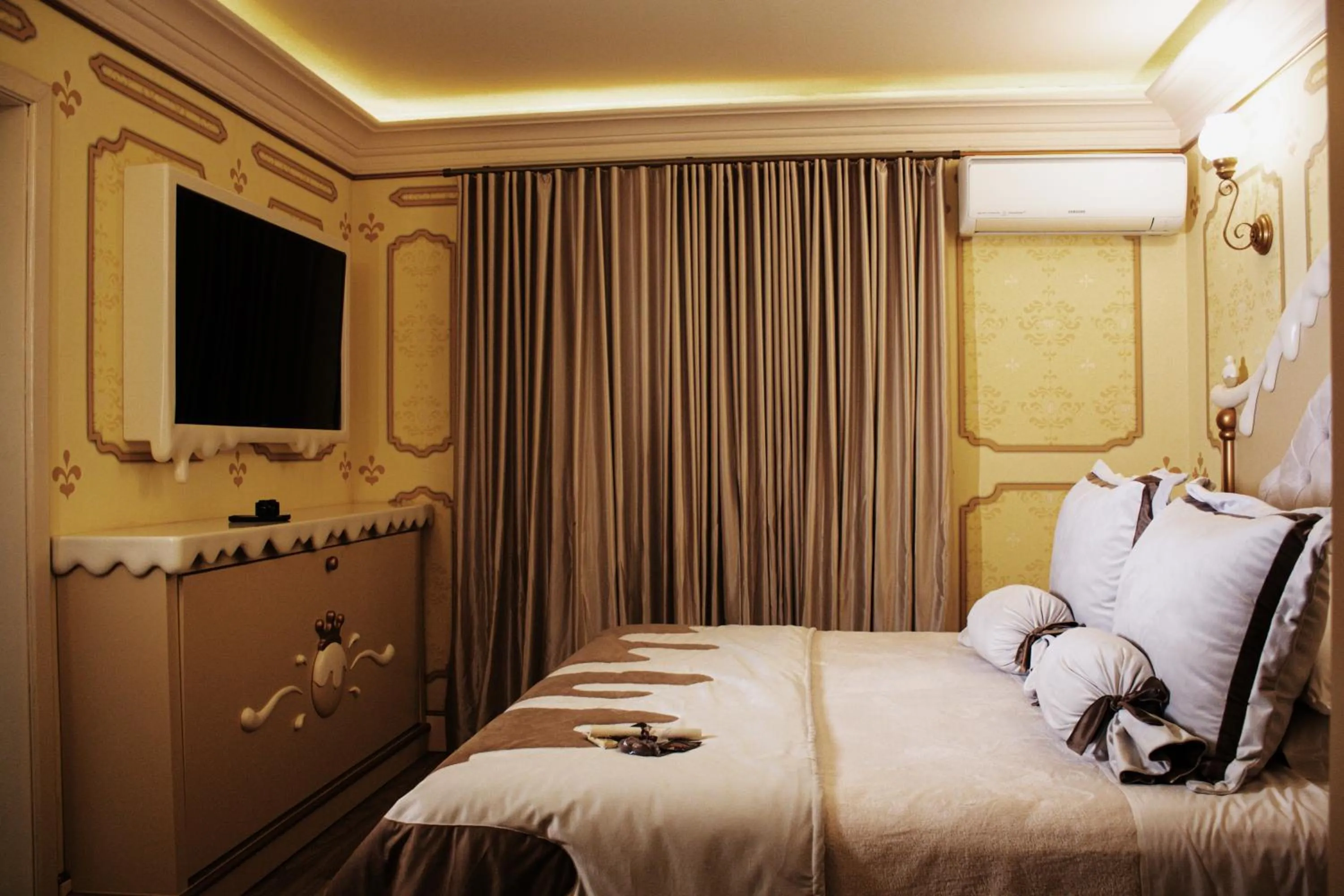 Bed in Chocoland Hotel Gramado