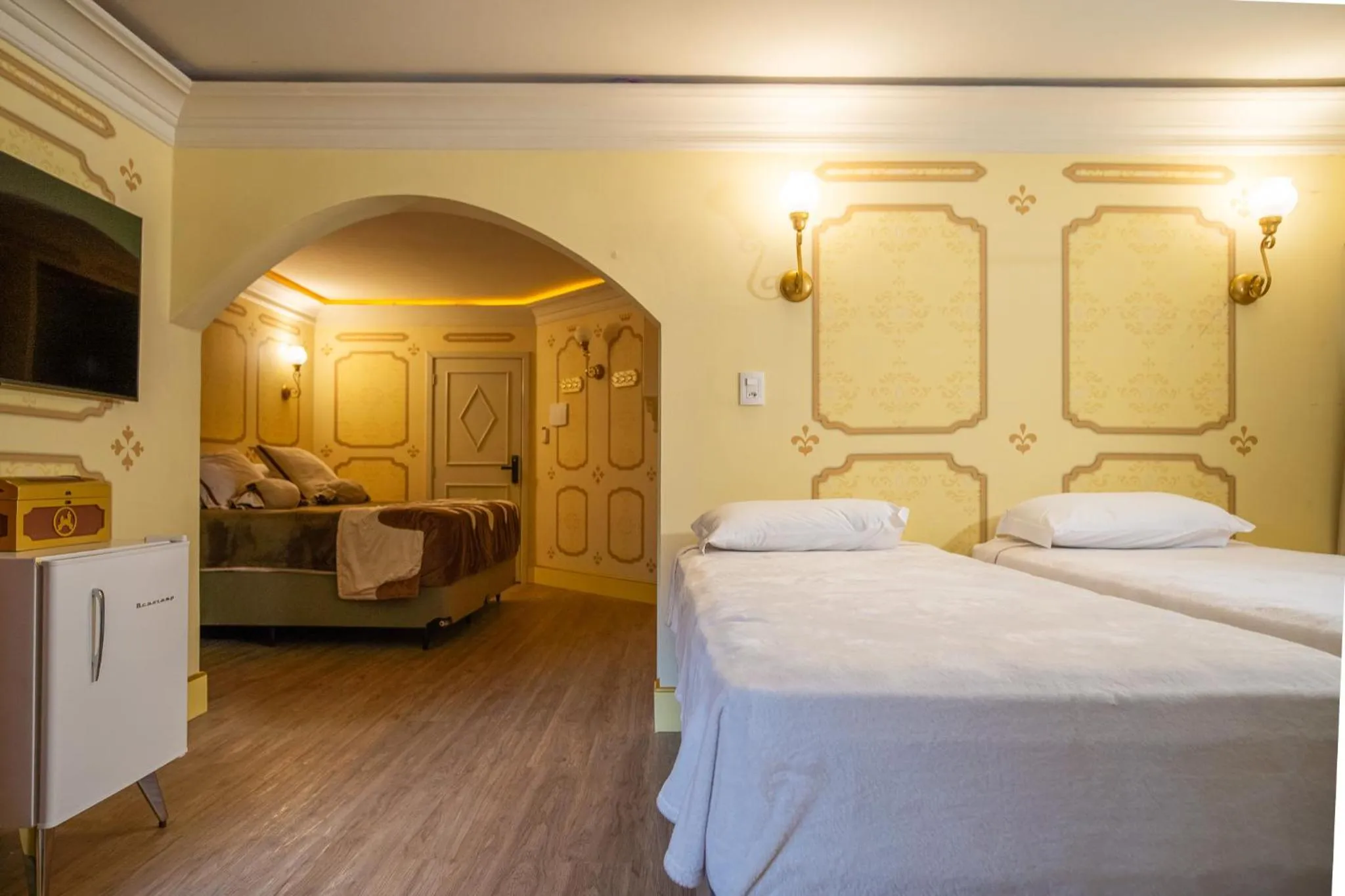 Bed in Chocoland Hotel Gramado