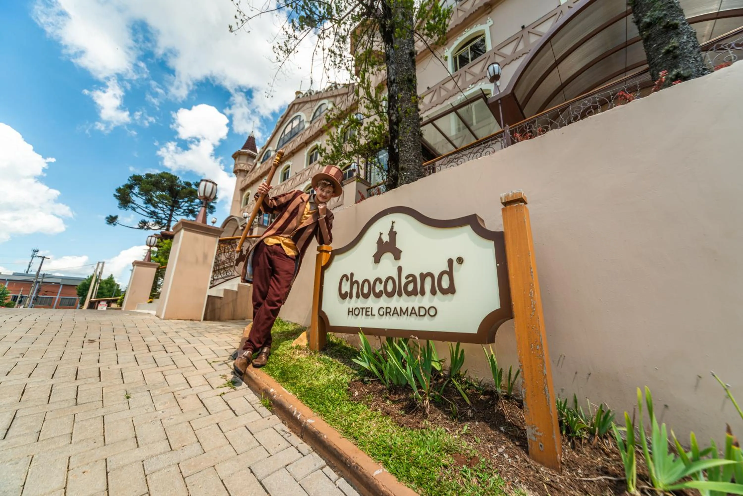 Property building in Chocoland Hotel Gramado