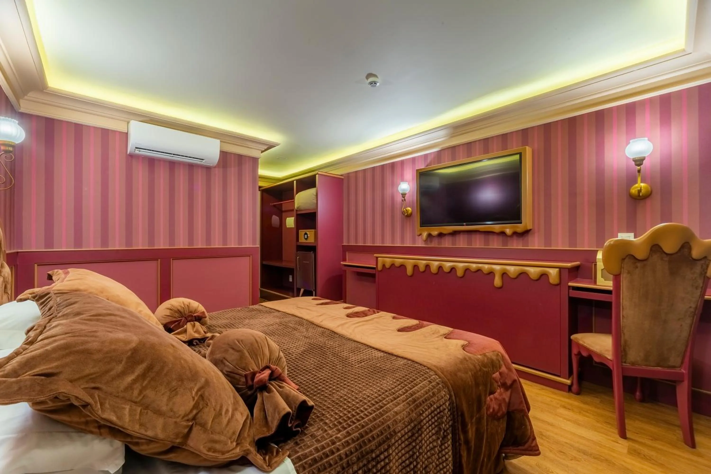 Bed in Chocoland Hotel Gramado