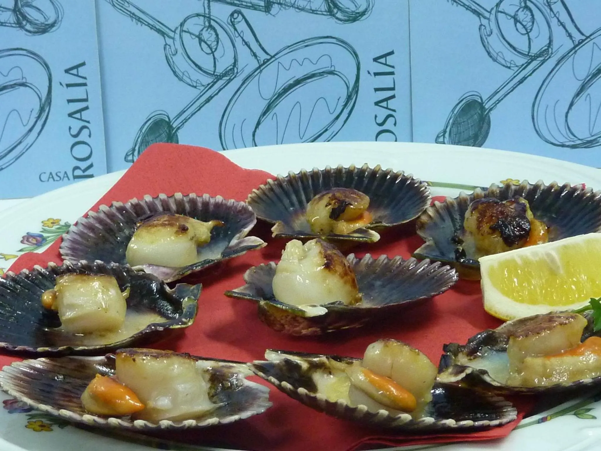 Food close-up in Hotel Gastronómico Casa Rosalia