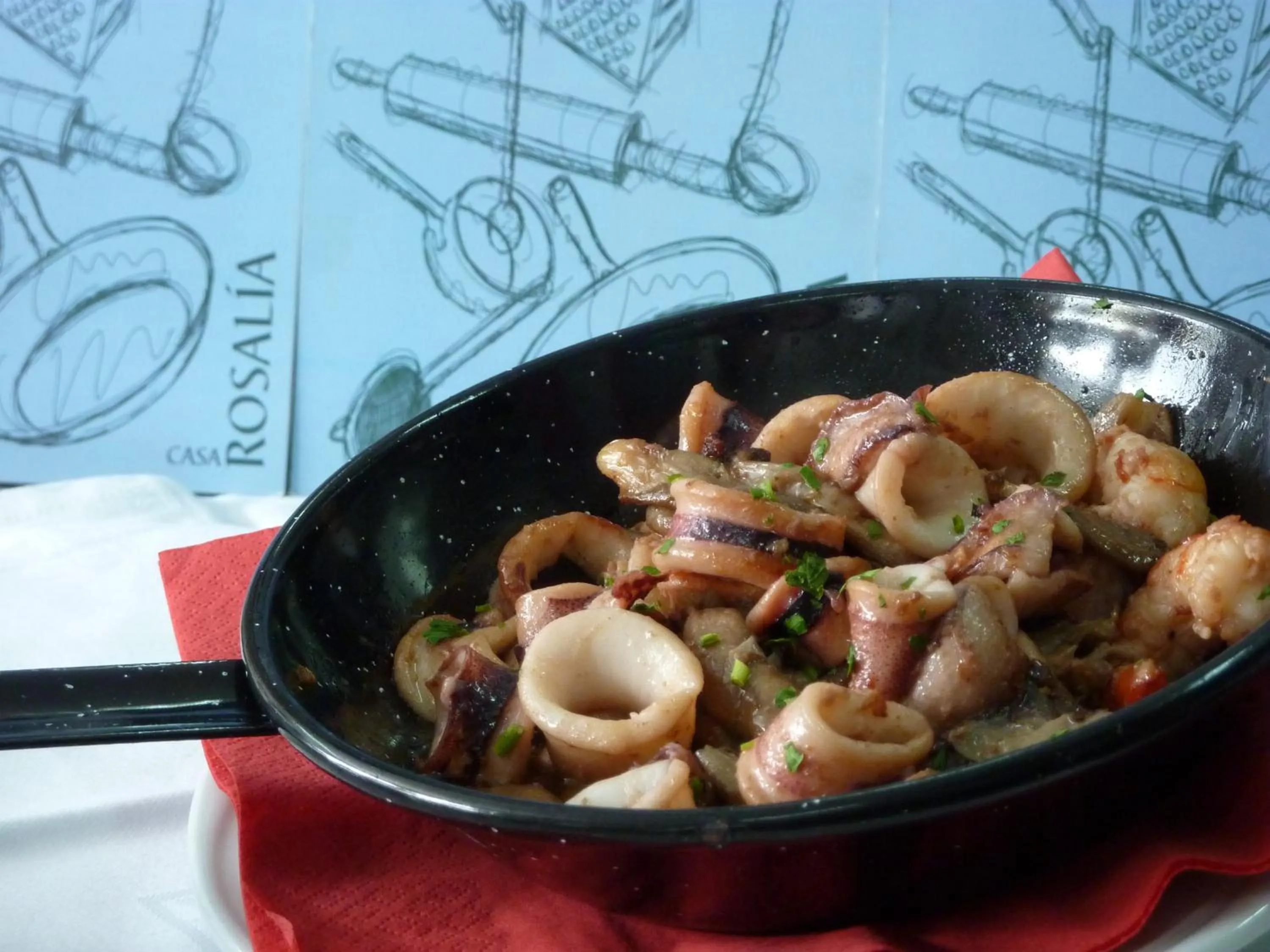 Food close-up in Hotel Gastronómico Casa Rosalia