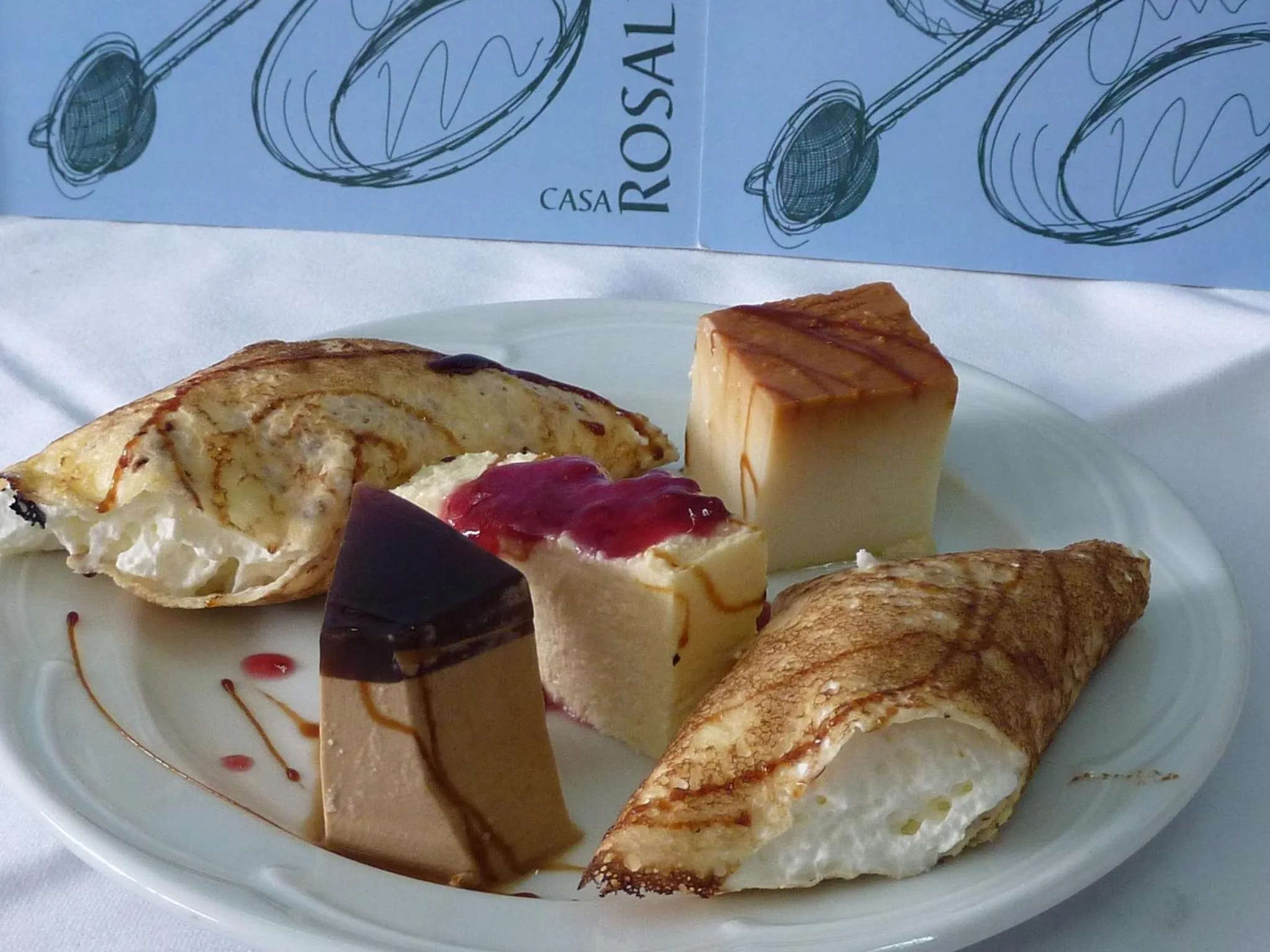 Food close-up in Hotel Gastronómico Casa Rosalia