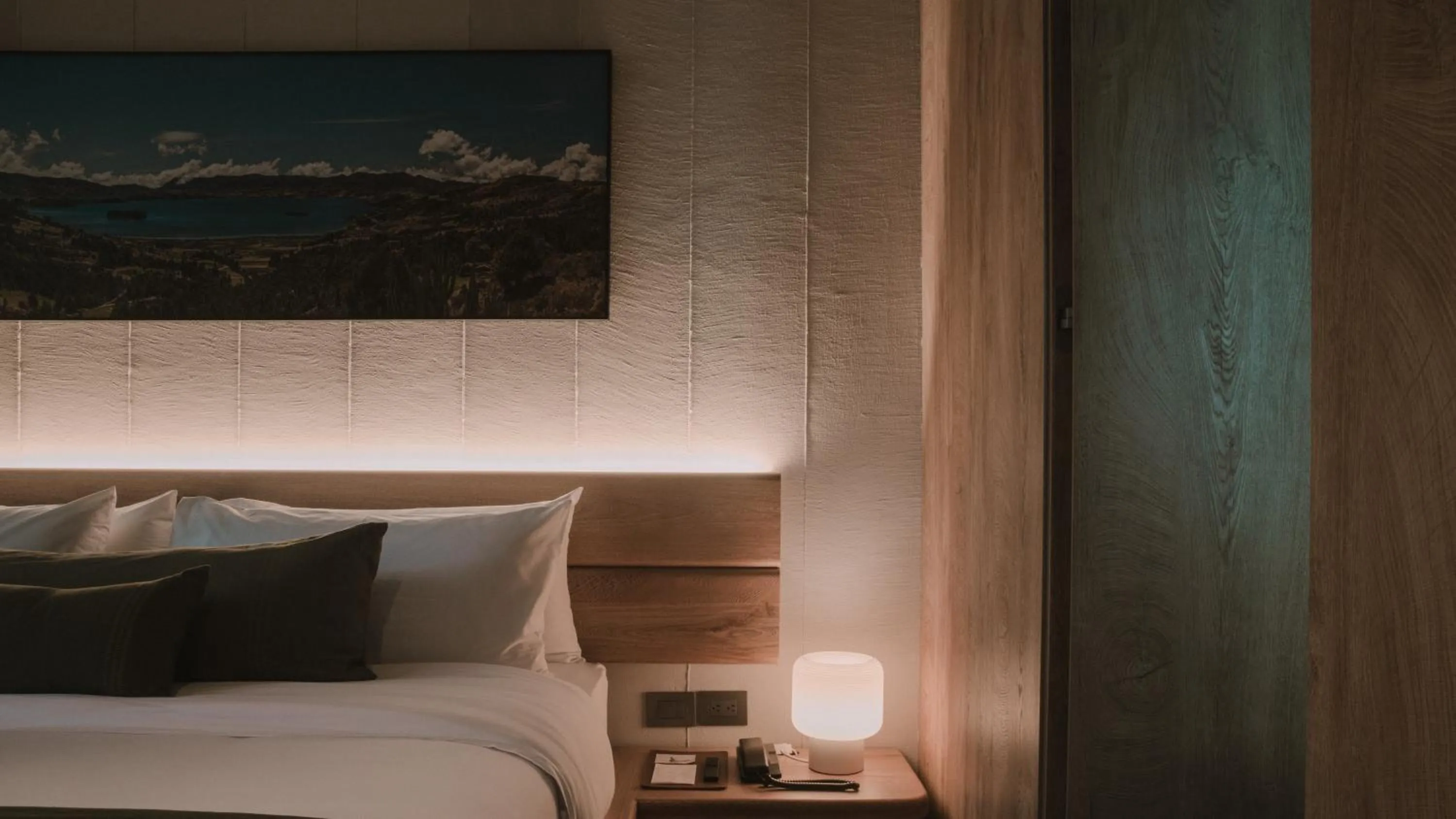 Bed in Hotel El Zarzo