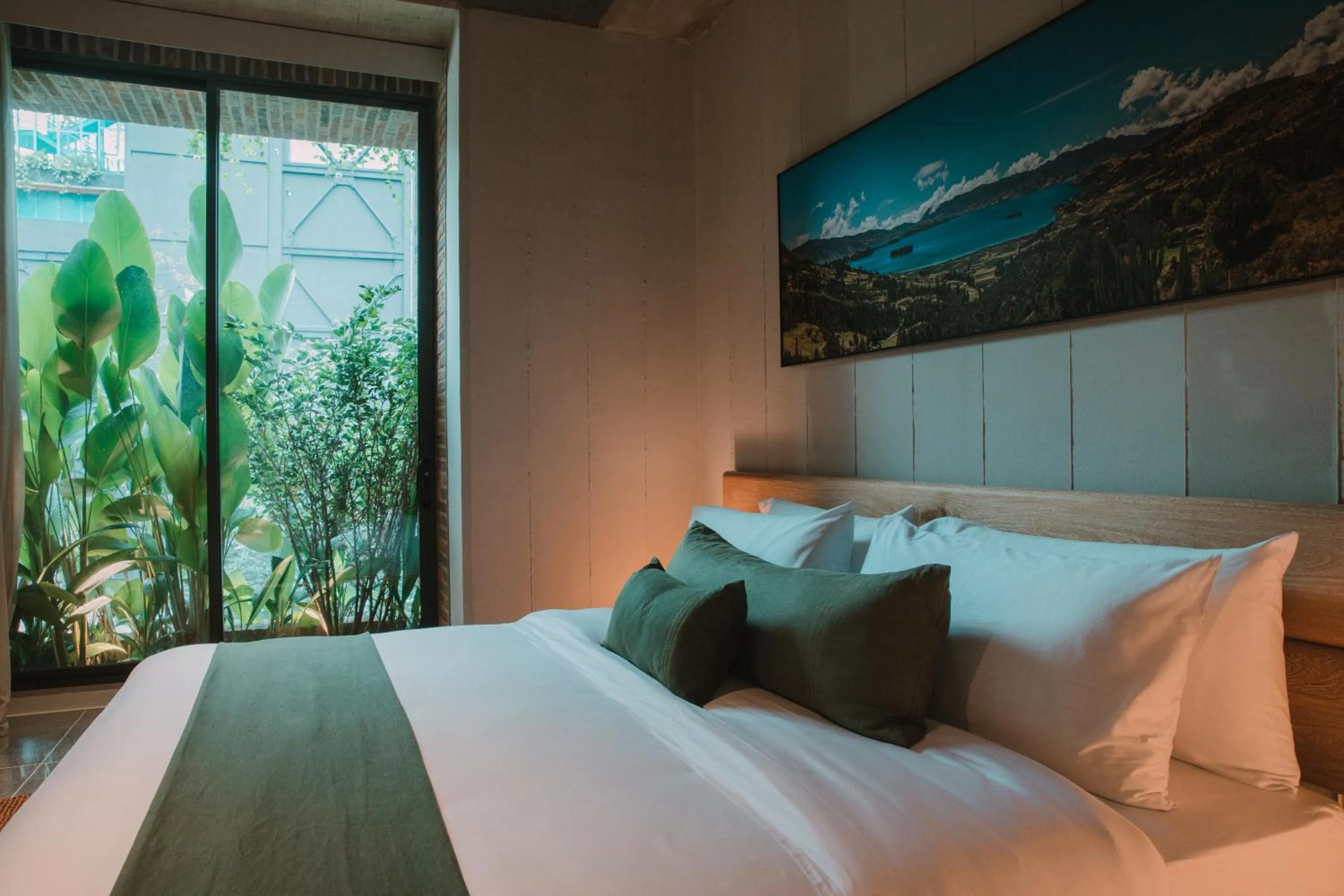 Bed in Hotel El Zarzo