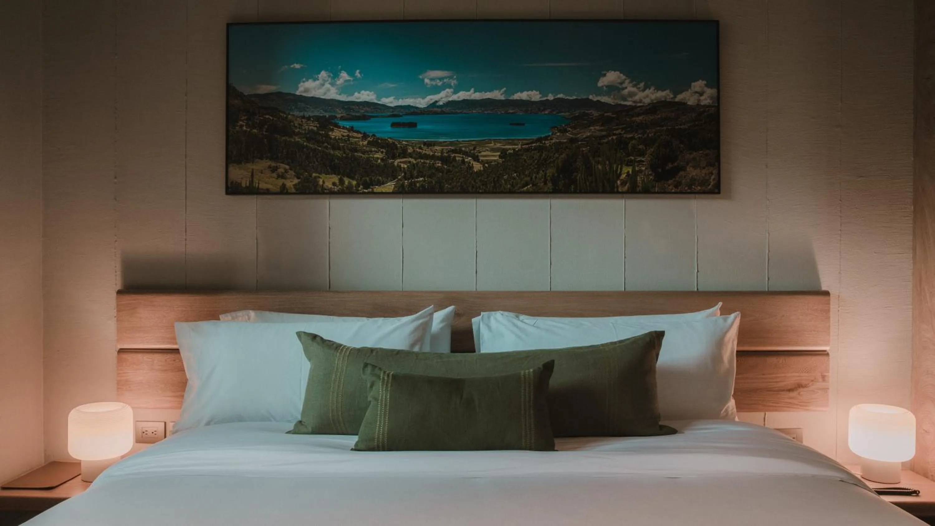 Bed in Hotel El Zarzo