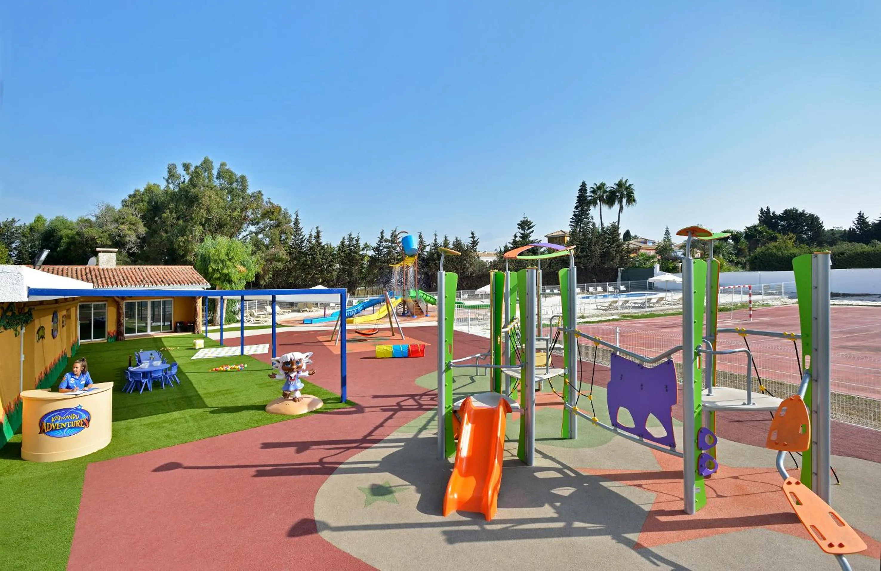 Children play ground in Sol Marbella Estepona Atalaya Park