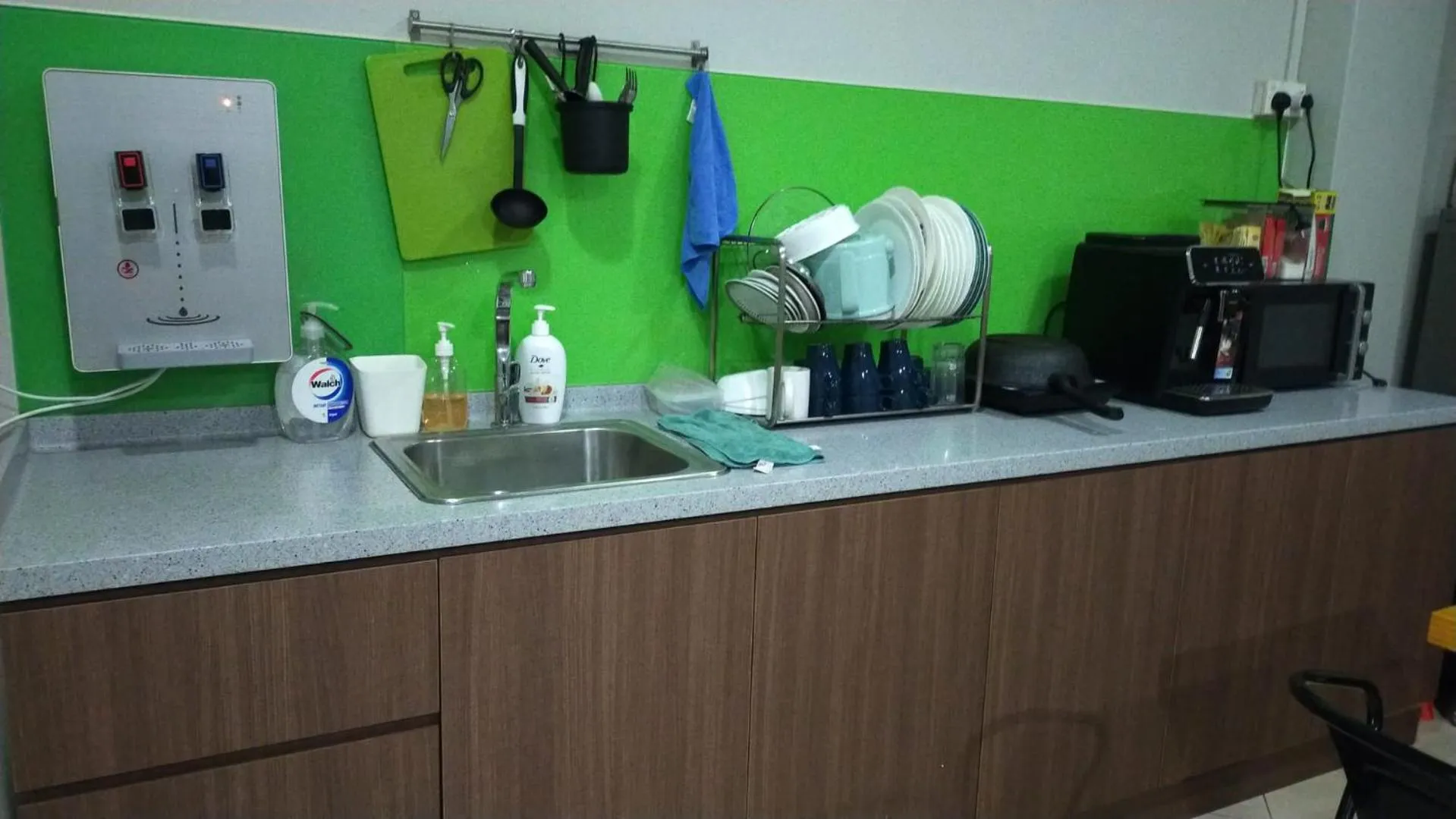 Kitchen or kitchenette in Haising Hotel
